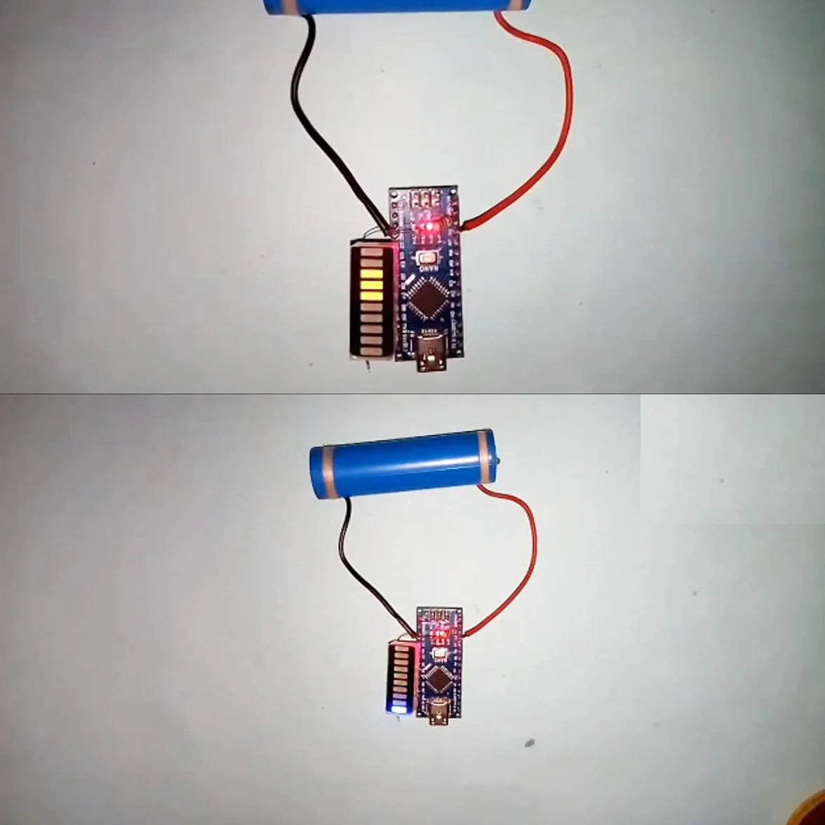 10-segmentowy wyświetlacz LED barowy ARGYB 4 kolory DIP20 do Arduino