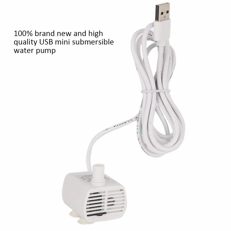 Usb Mini Pump Zatapialna Pompa Wodna do Akwarium Akwarium Pet Dozownik Wody Pompy Wodne