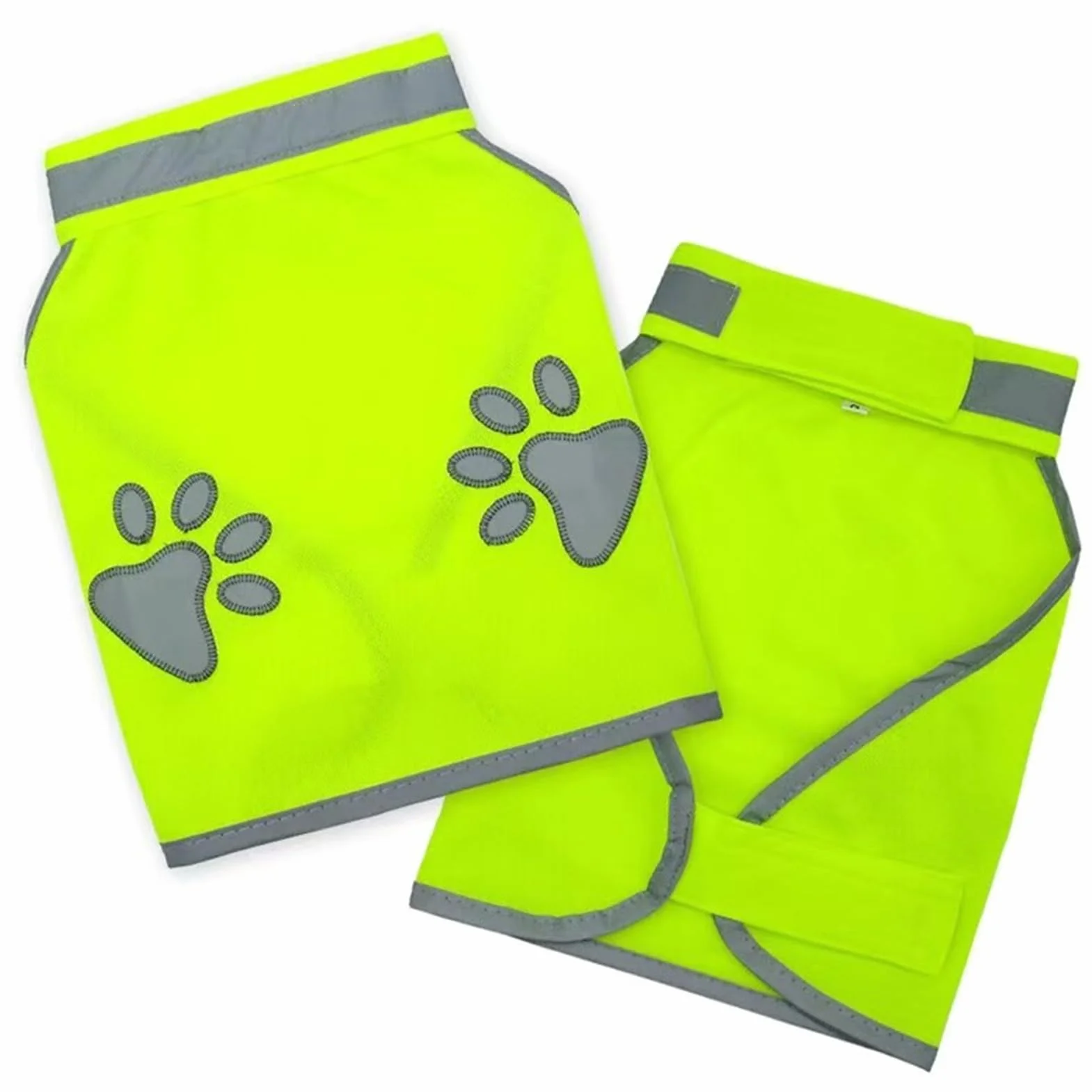 Kamizelka odblaskowa dla psa fluorescencyjna wodoodporna regulowana S/M/L