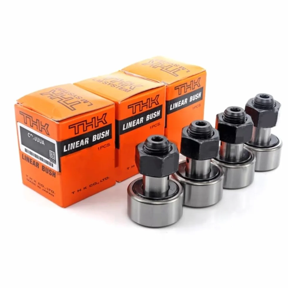 THK CF5 CF5UU-A CF5UUR-A CF5VUU-A CF5VUUR-A M5x0,8, długość całkowita 23 mm, Łożyska igiełkowe Cam Follower przykręcone (1, THK CF5UU-A)