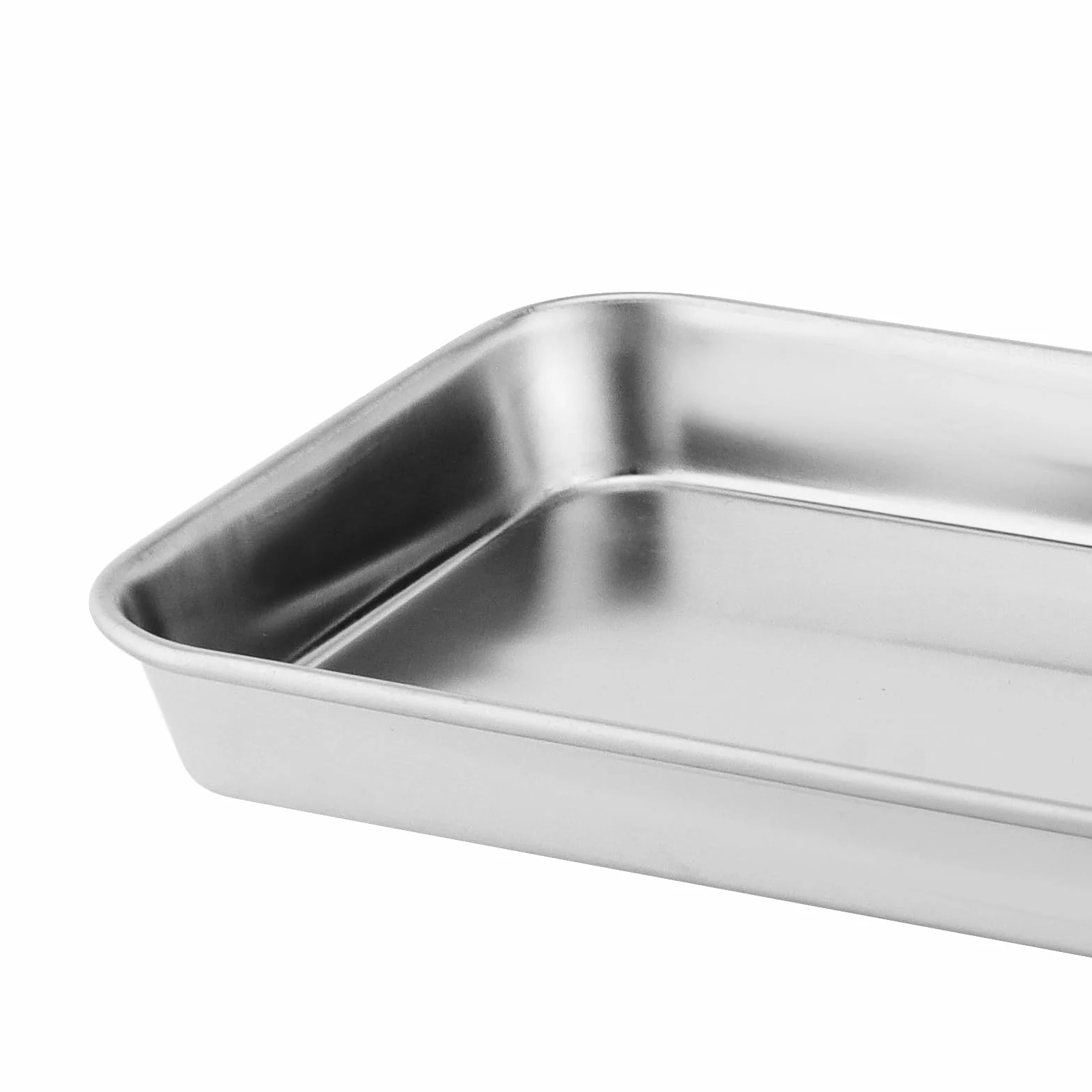 5 sztuk tacka na instrumenty, mała, ze stali nierdzewnej, mała prostokątna, taca laboratoryjna, przydatne narzędzia, stal nierdzewna, tace do laboratorium, 22,5 x 11,7 x 2 cm