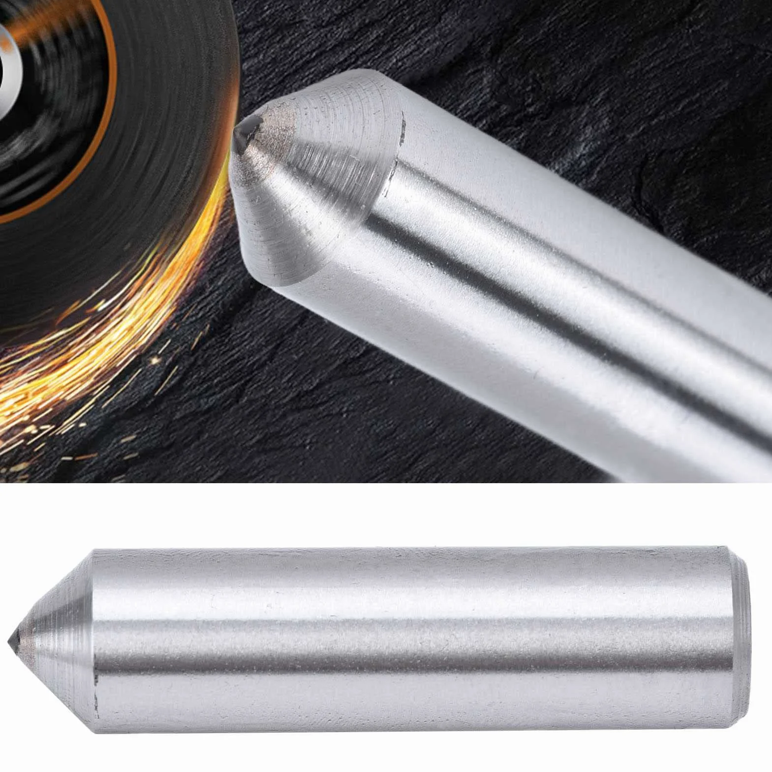 Jednopunktowy ściernica do ściernicy, Diamentowe Narzędzie Stożkowe do Obciągania 0,3 Karata 12 Mm do Powierzchni Stołowej Cylindrycznej