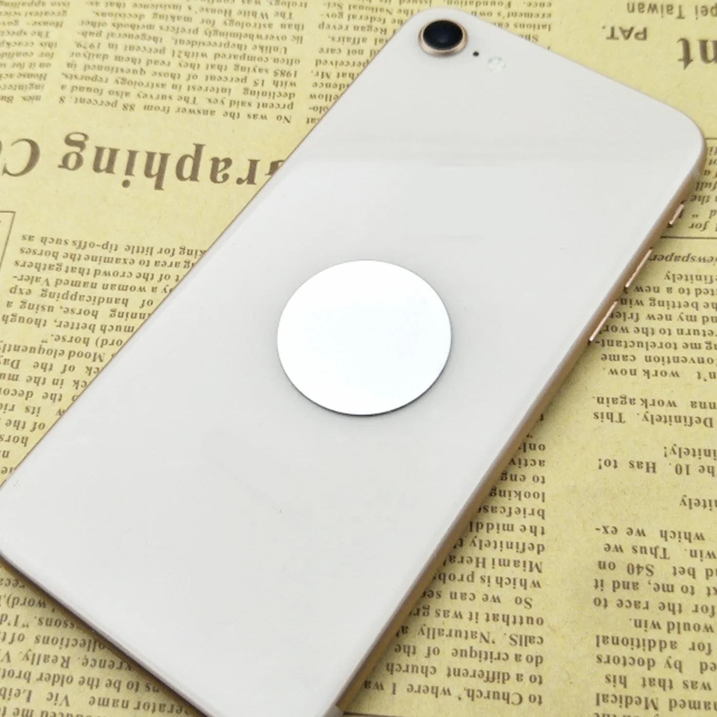 16 sztuk metalowych płyt, okrągłych i kwadratowych blach żelaznych, samoprzylepne arkusze do telefonów komórkowych, magnetyczne blachy indukcyjne, uniwersalne do smartfonów i uchwytów