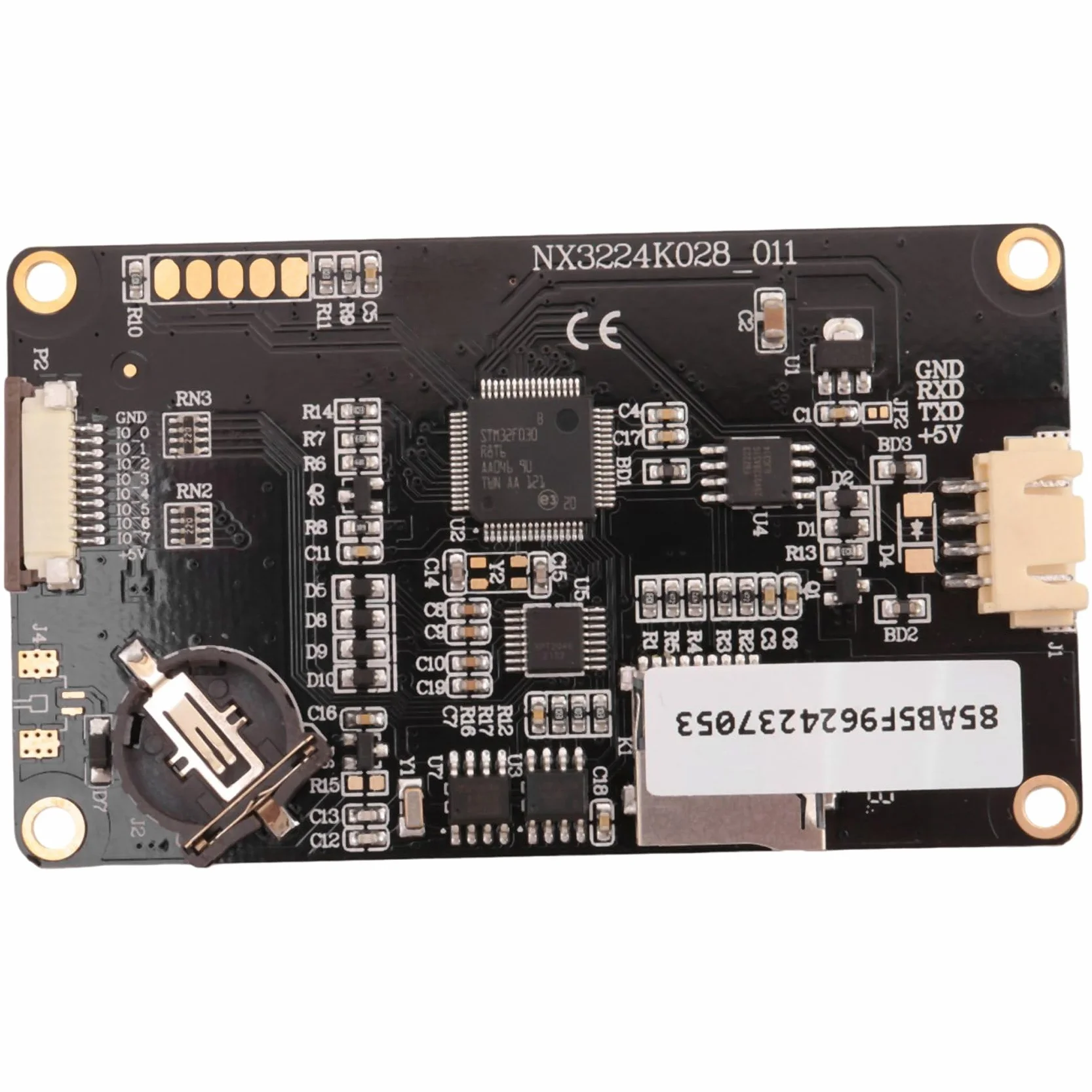 Wyświetlacz dotykowy LCD HMI NX3224K028 2,8-calowy rezystancyjny wyświetlacz ulepszona seria UASRT TFT LCD moduł