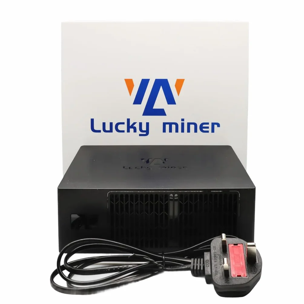 Lucky Miner LV08-120W Bitcoin Miner 4.2TH/s SHA-256 BM1366 ASIC Chip 2.4G WiFi, obsługuje 42 monety - BTC, BCH, BSV, dom/biuro i P2P/Solo Mining