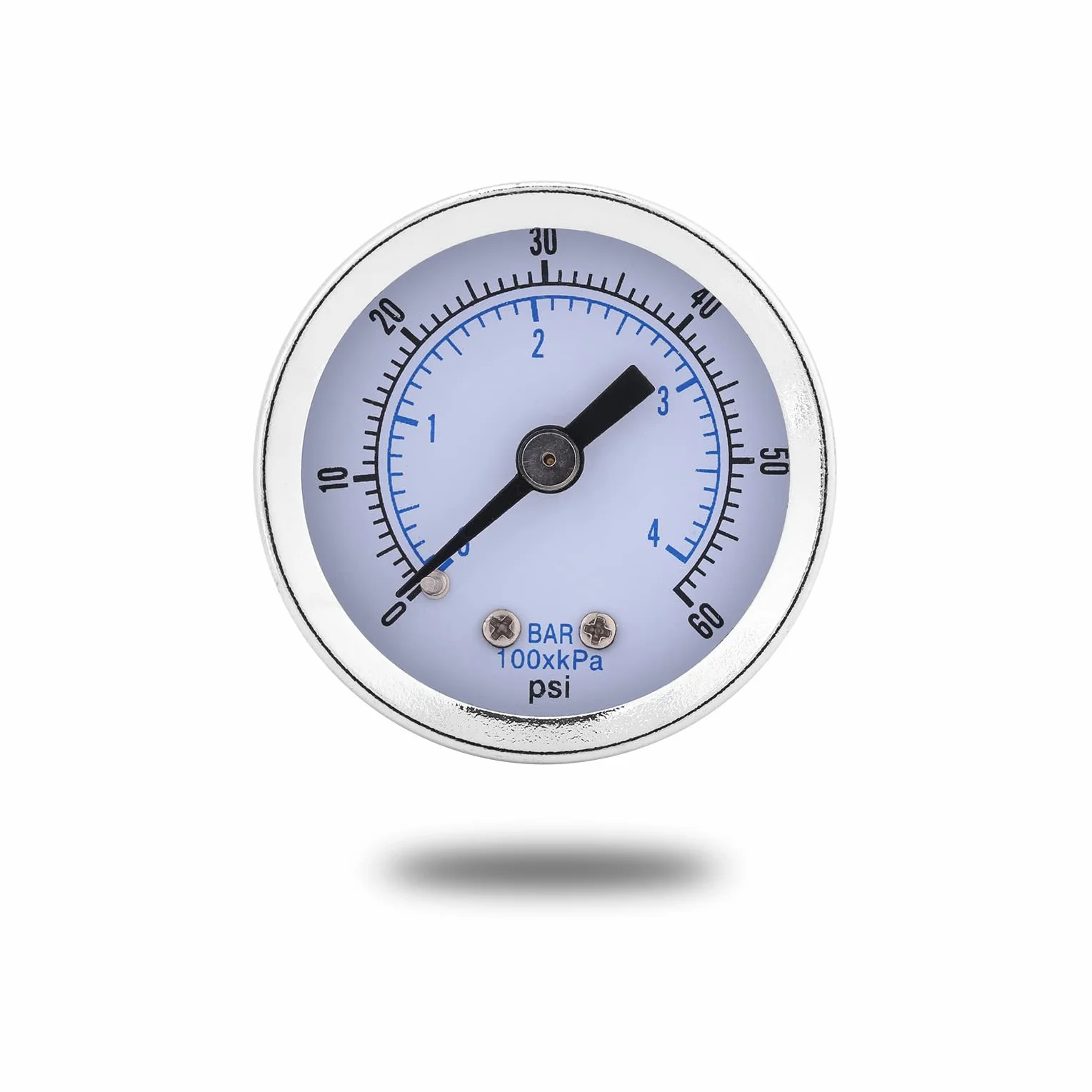 Manometr Akozon 0-60psi 0-4bar 1/8 "Manometr do wody i oleju gazowego