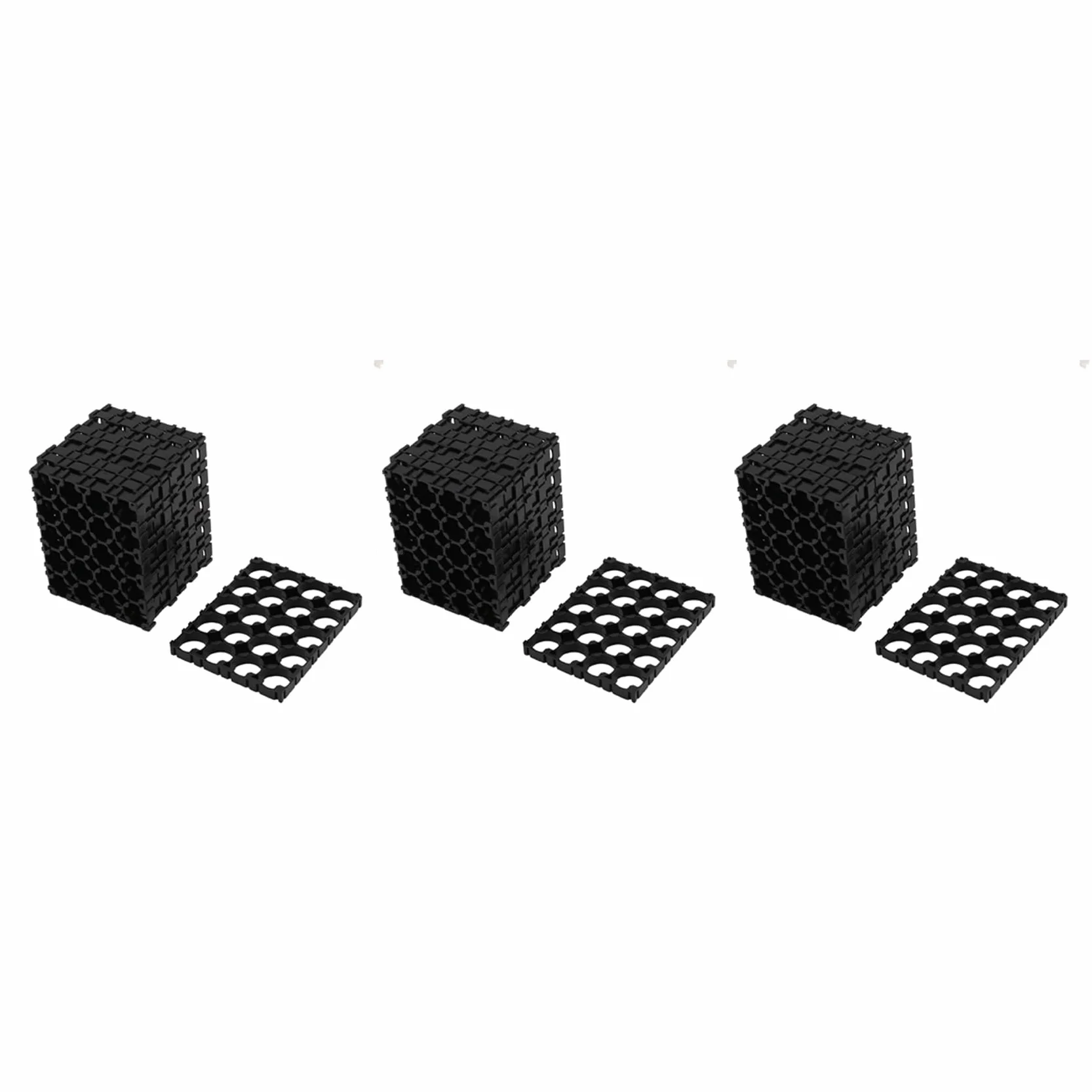 Bateria 18650 30PC 4x5 ogniwa dystansowe 18,4 mm tworzywo sztuczne