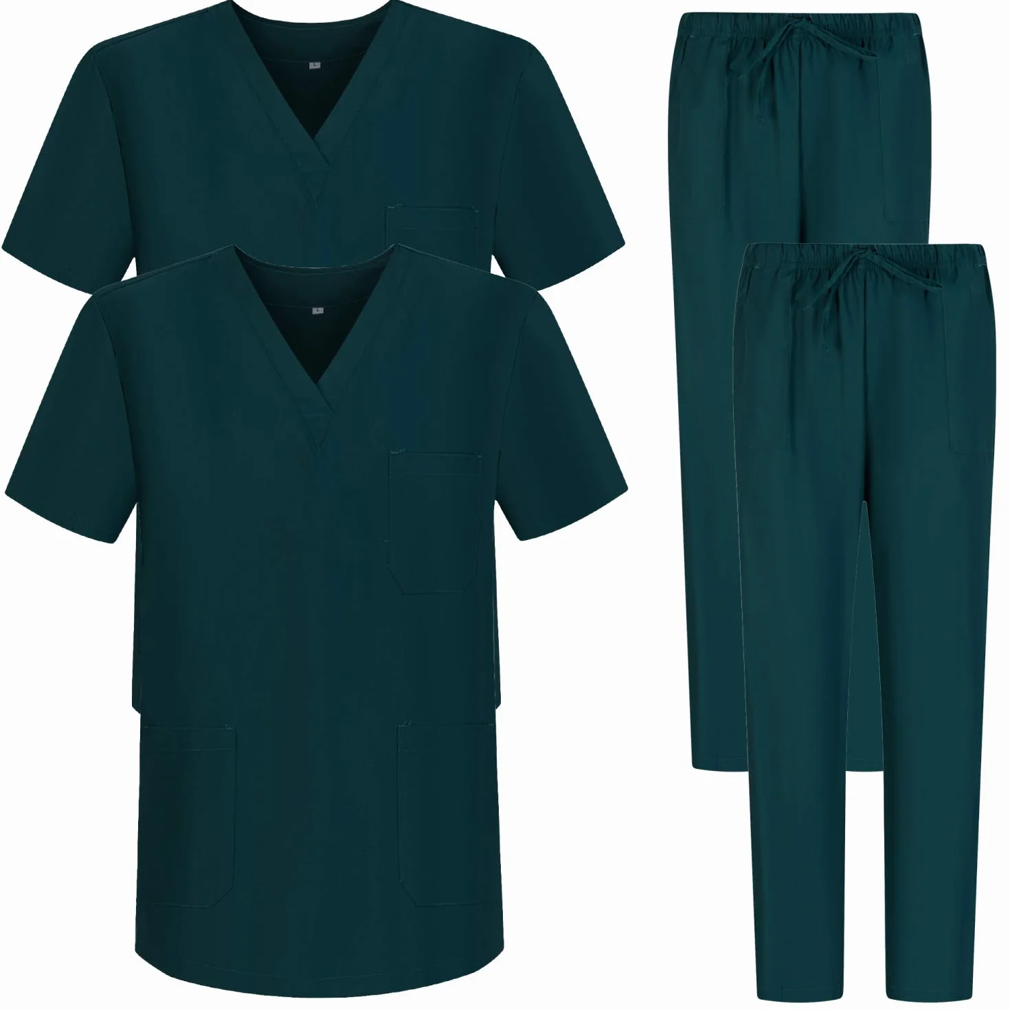 MISEMIYA Peelingi medyczne Uniseks Pack of 2 Sets - Uniforms Scrub Set Unisex Bz-2-6801-6802