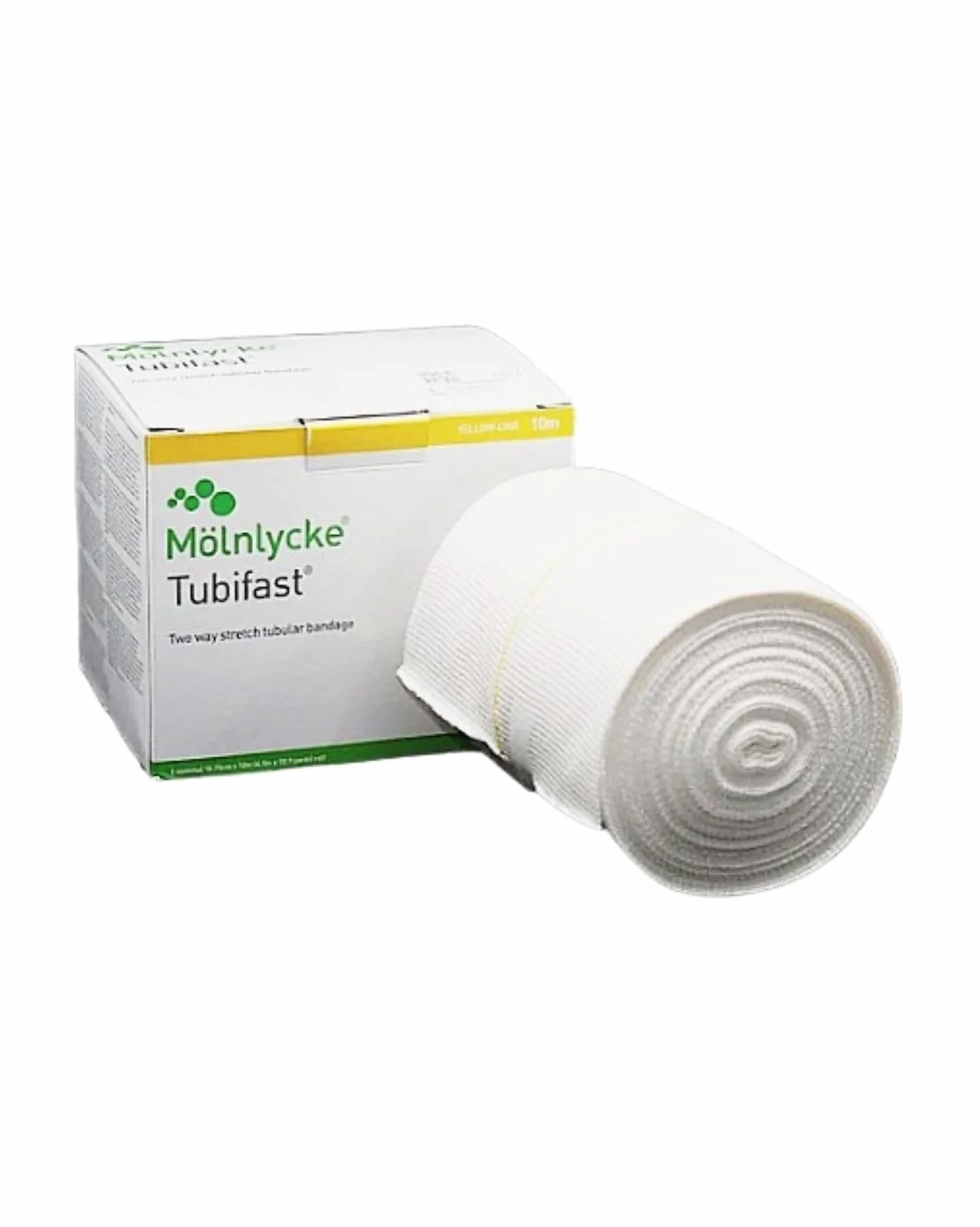 Tubifast 2-WAY-Stretch 10,75 cmx10 m żółty, 1 szt