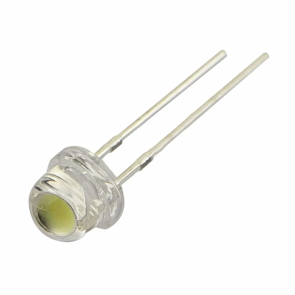 Słomkowy kapelusz LED 5mm 0.5W Warm-white Super jasna dioda elektroluminescencyjna 50 szt.