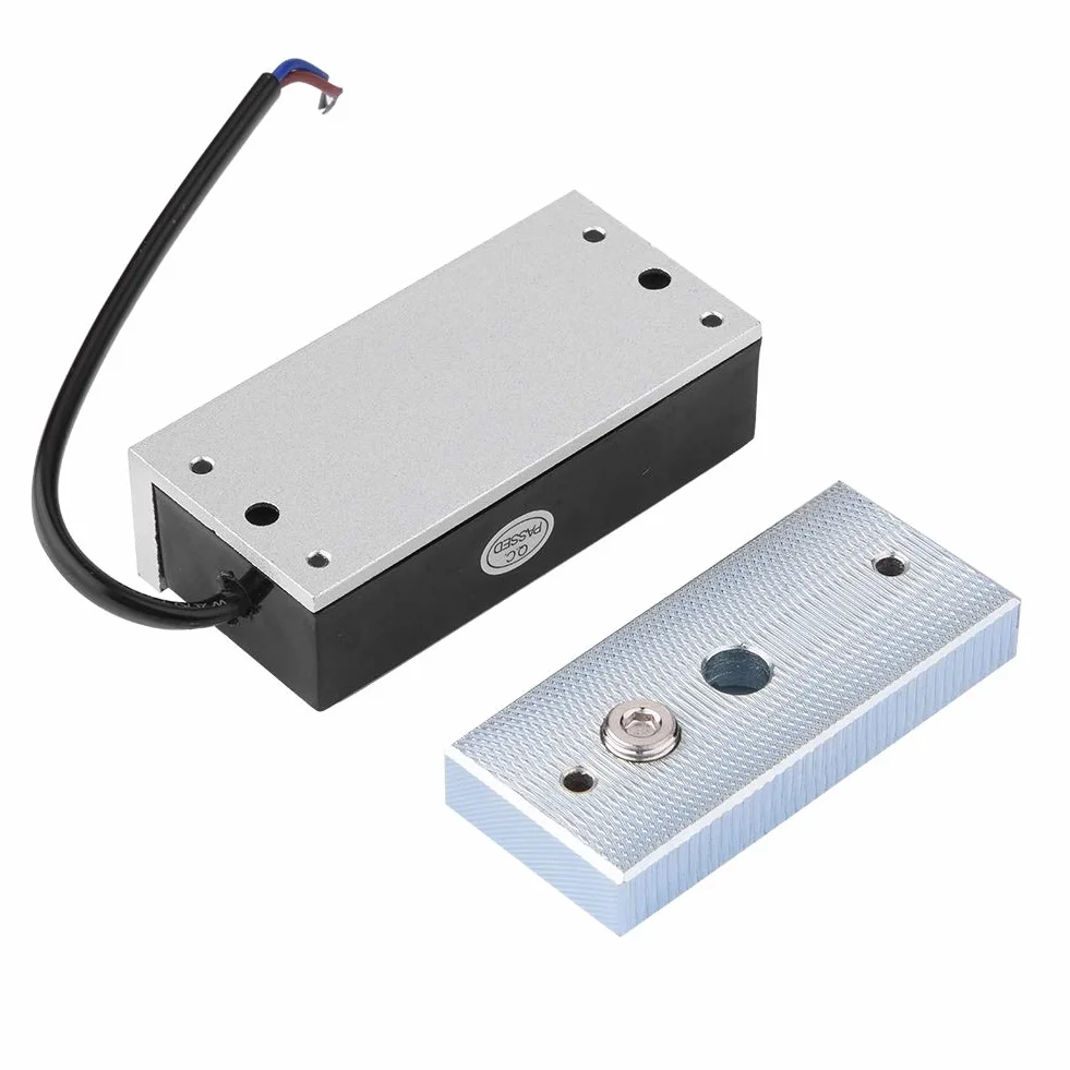 Elektryczny zamek magnetyczny 60 kg do kontroli dostępu do drzwi, elektromagnes-ED