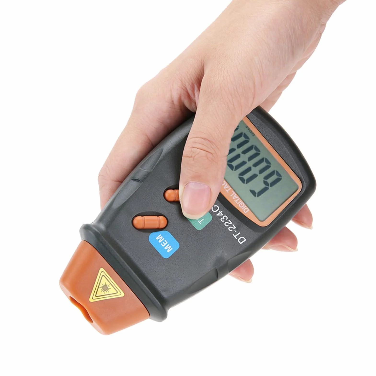 Cyfrowe Testery i Detektory Obrotomierza Dt 2234C Bezdotykowy Cyfrowy Obrotomierz LCD LCD Rpm Tester Miernik Obrotomierz dla Małych Silników Ruch, Siła Prędkości