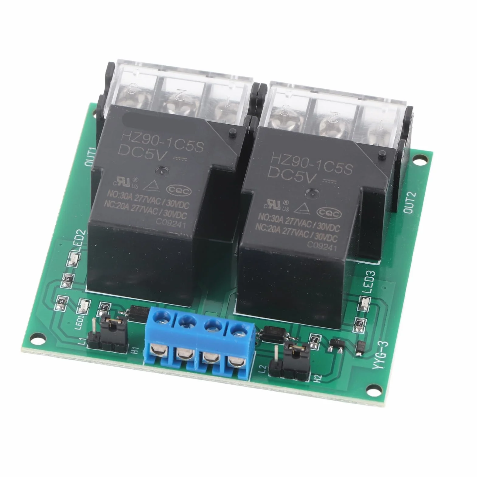 Moduł przekaźnika 30A DC 5V Dwukierunkowy dwukierunkowy transoptor Przekaźnik izolacyjny dużej mocy YYG-3