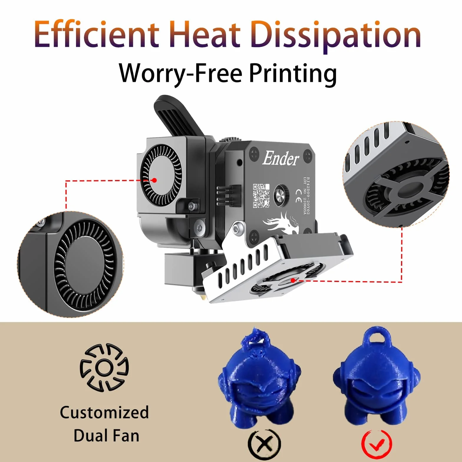 YOOPAI Creality Sprite Direct Drive Extruder Pro Kit, całkowicie metalowy zestaw do drukarek 3D Ender 3