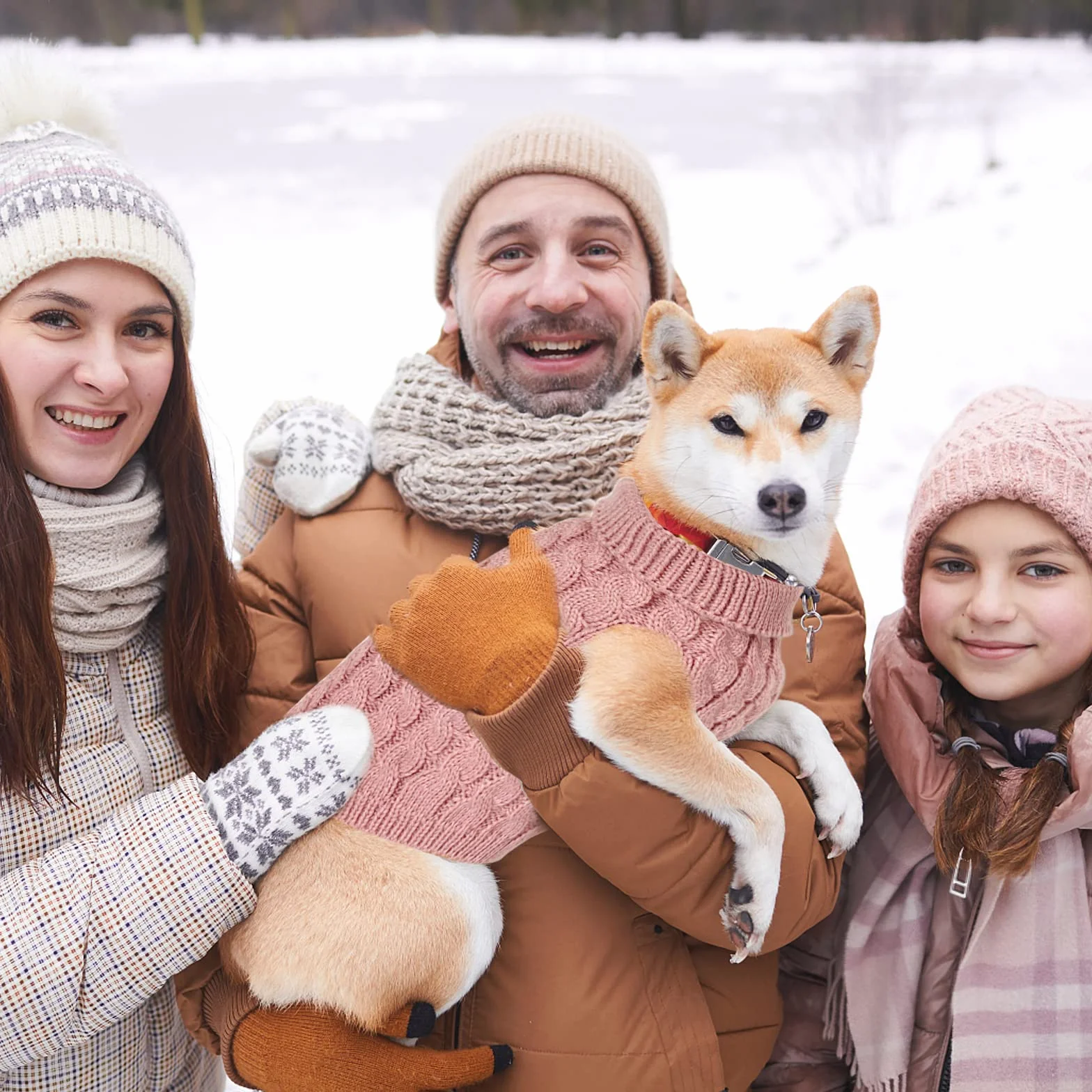Sweter dla zwierząt domowych, zimowy ciepły pies, kot, sweter dla małych psów, golf, dzianinowy sweter, odzież wierzchnia dla małych, średnich psów i kotów (różowy, S)