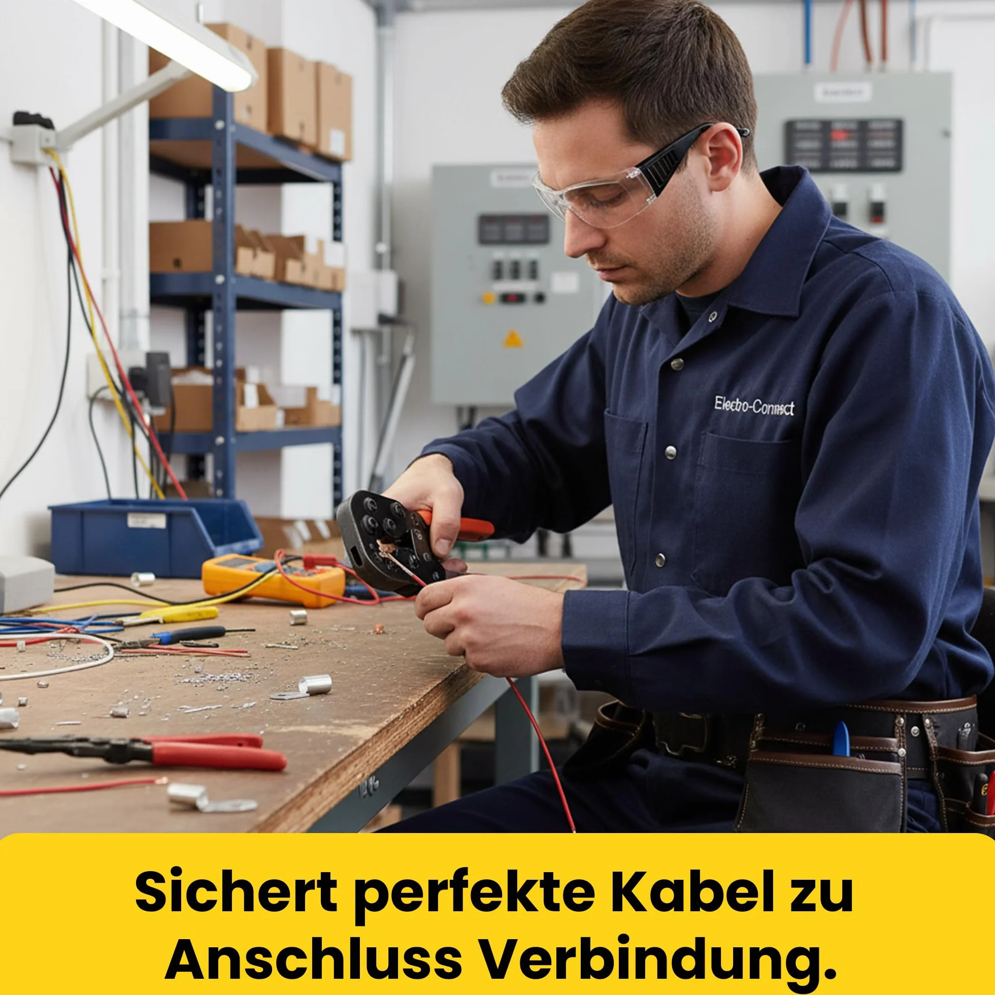 Offgridtec Końcówka zaciskowa ocynkowana M4 2,5-6 mm² 25 sztuk DIN46234