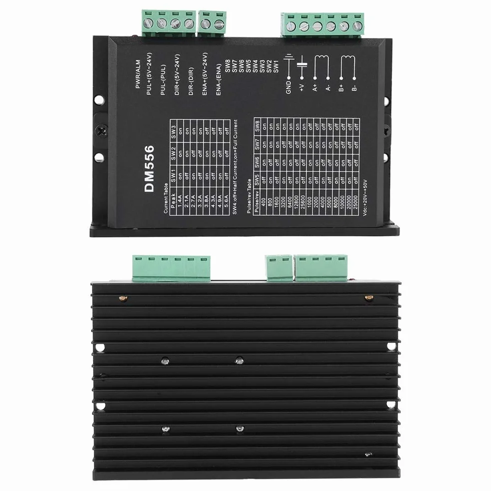 Sterownik silnika DM556 – 2-fazowy sterownik silnika krokowego 42/57 sterownik silnika krokowego 24 V-50 V DC