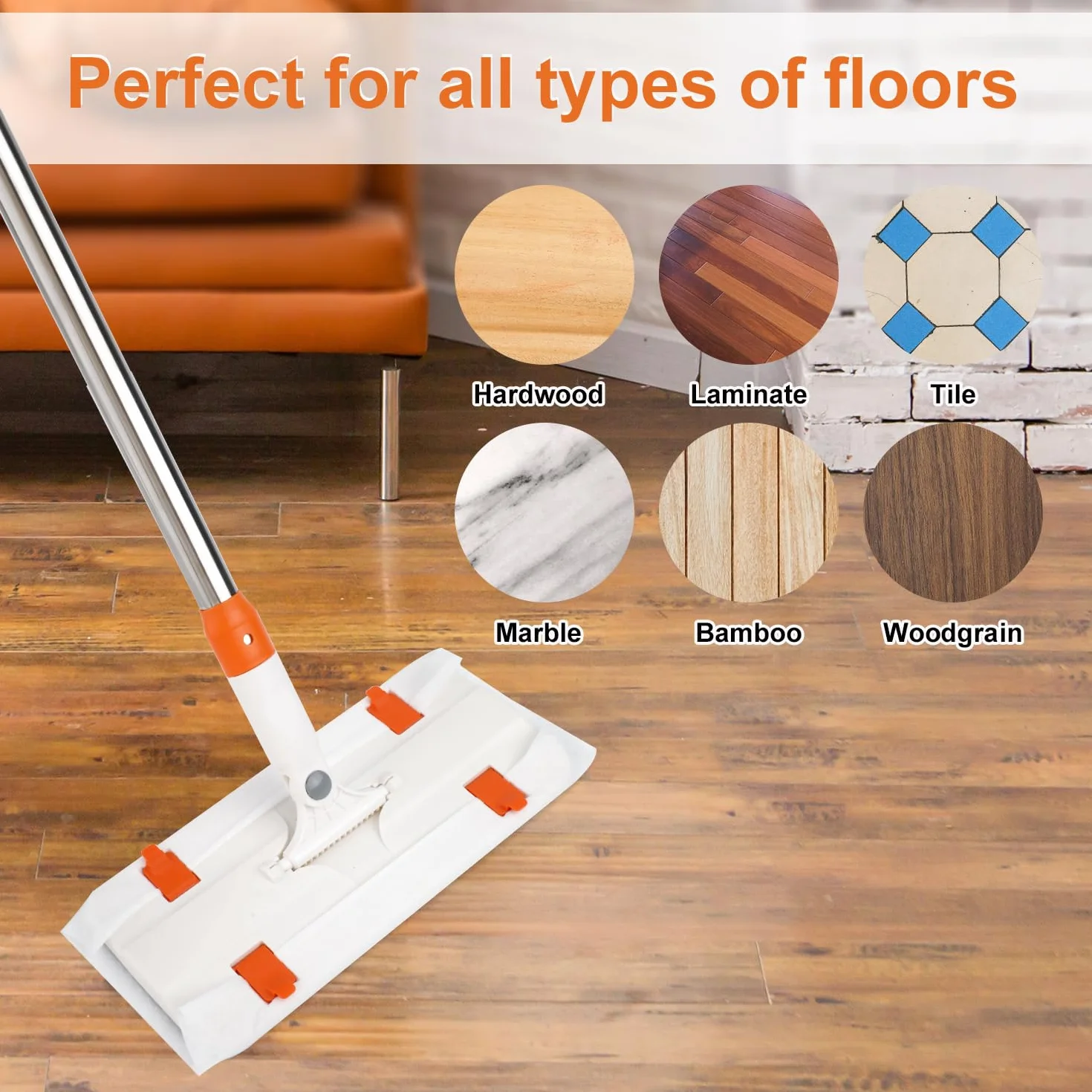 Suche Sciereczki do Zamiatania 80 Szt. Wymienne Wlókninowe Wklady do Mopa Kompatybilne ze Swiffer