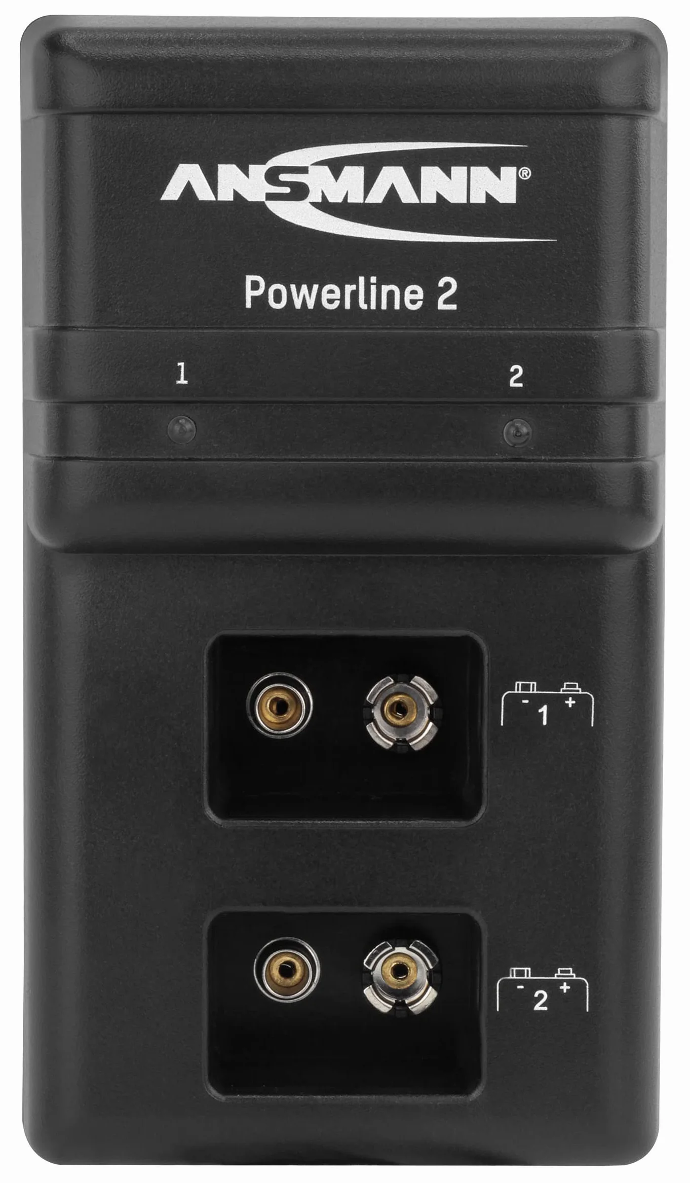 Ansmann Ładowarka 9 V do akumulatorów elektrycznych NiMH – 9 V ładowarka do akumulatorów z pojedynczym monitorowaniem, automatyczne wyłączanie, ładowanie podtrzymujące – Powerline 2 ładowarka