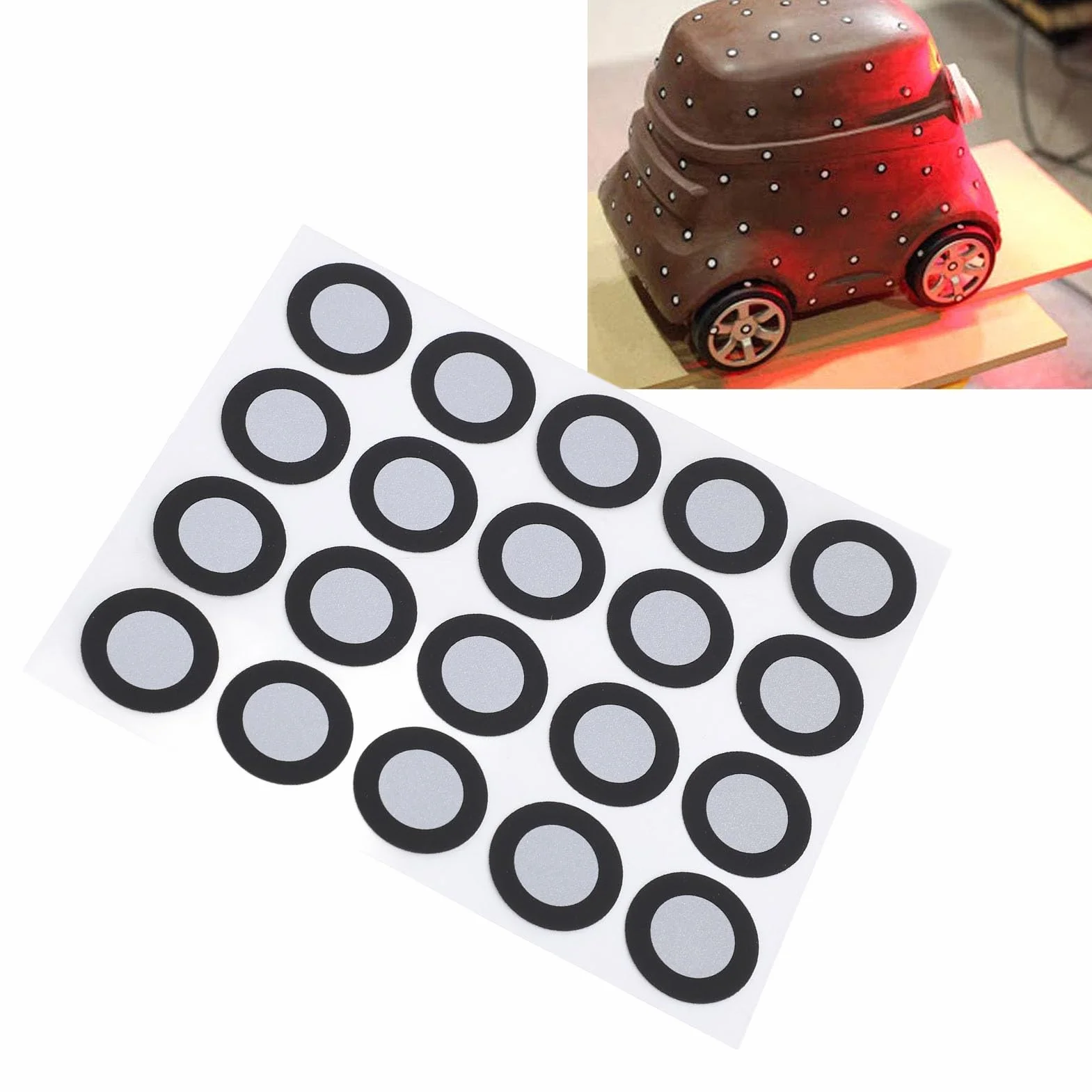 Marker do Skanowania 3D 12mm ID 19mm OD Znaczniki Punktów Odniesienia 200 szt.
