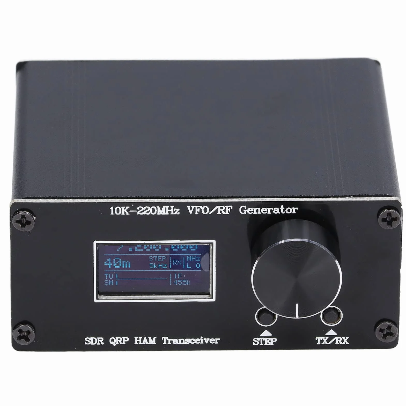 Nadajnik-odbiornik SDR QRP HF, Oscylator o Zmiennej Częstotliwości 10K-220 MHz, Oscylator o Zmiennej Częstotliwości HAM Generator VFO RF, Nadajnik-odbiornik Radiowy HAM, z Kablem do Transmisji Danych