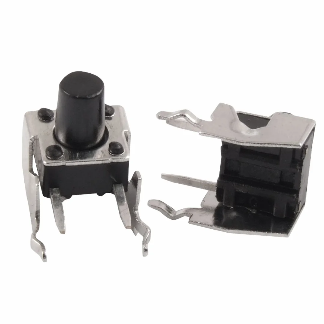 sourcing map 20 szt. Momentary prostokątne Tactile Tact przełącznik ciśnieniowy 6 x 6 mm x 8 mm