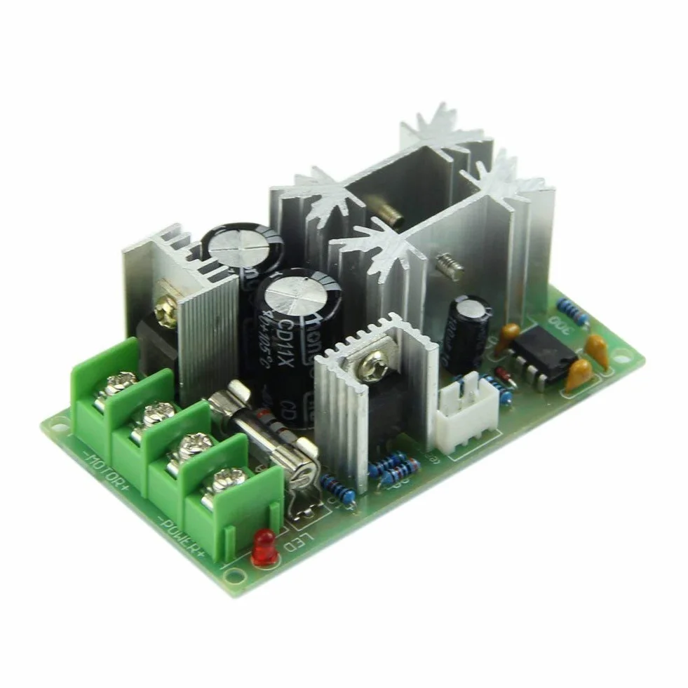 DollaTek Uniwersalny przełącznik regulatora prędkości silnika DC 10-60 V 20 A PWM HHO RC