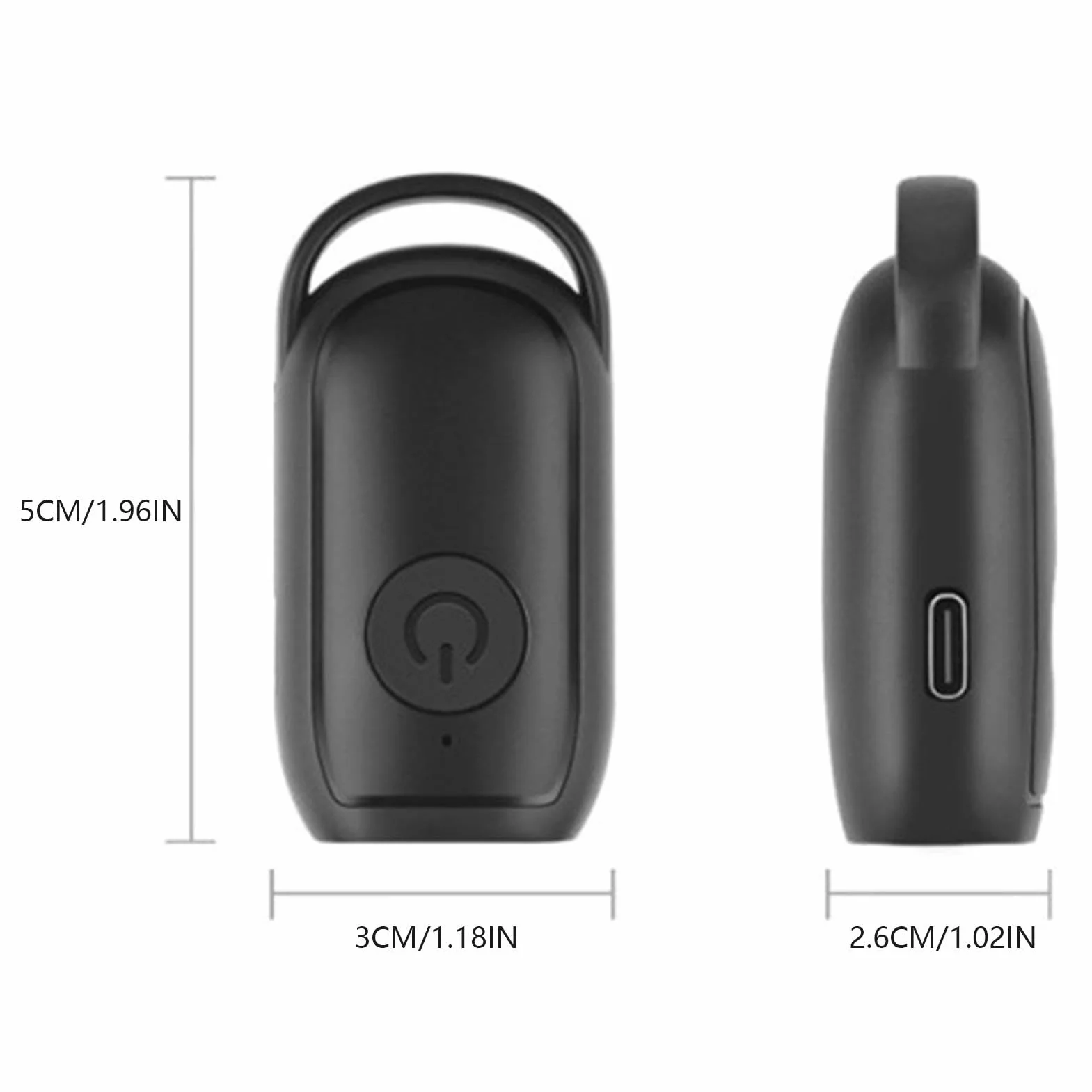 Anti Barking Device Dogs, długi zakres ultradźwiękowa kontrola korka, akumulator dla, korek barkingowy, narzędzie do treningu dźwiękowego do użytku w pomieszczeniach, na zewnątrz 3 x 2,6 x 5 cm