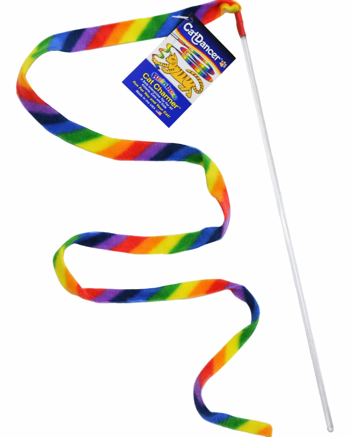 Cat Dancer Products Tęczowy wisiorek dla kotów, 1 sztuka (1 opakowanie)