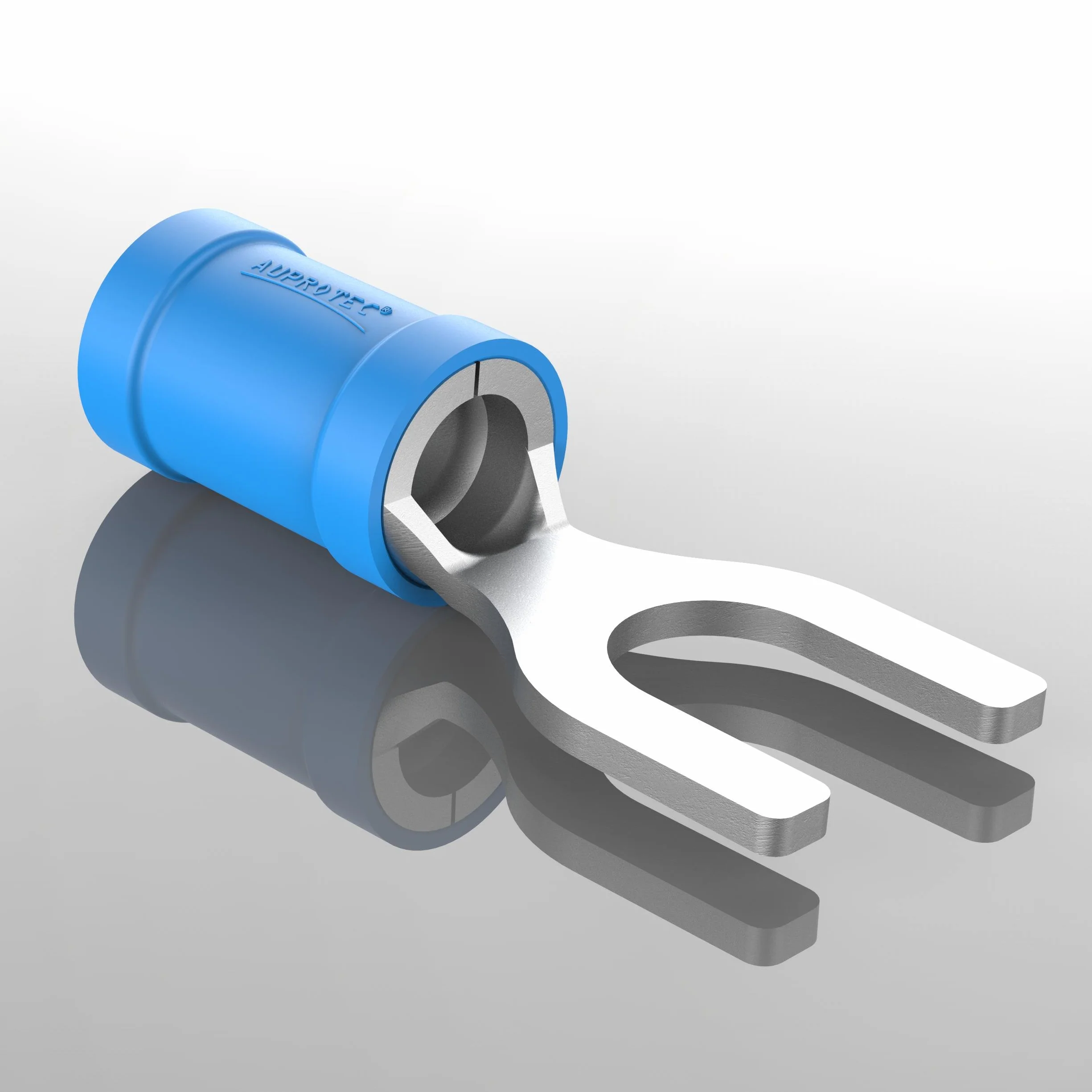 AUPROTEC Widelec 0,5-6,0 mm² Ø otworu M3 - M8 Część izolowana PVC SV Złącze kablowe z miedzi cynowanej