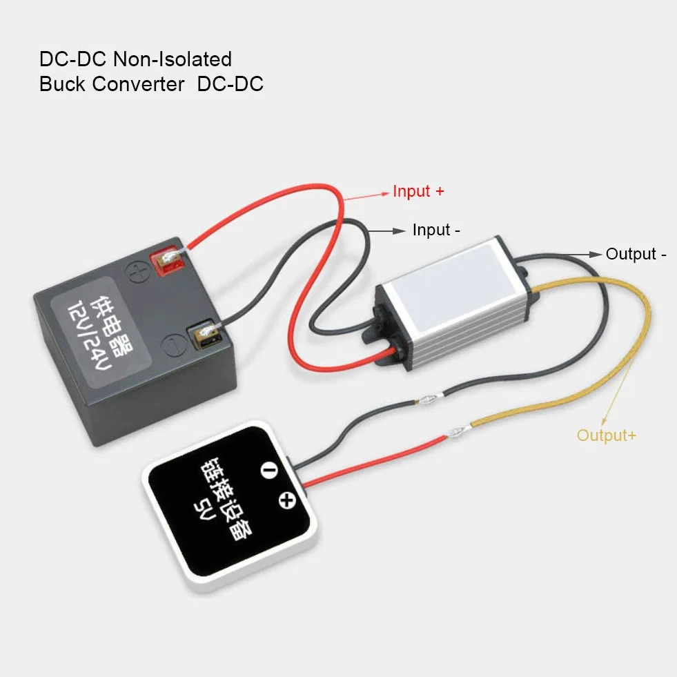 Dc-Dc 12V / 24V do 5V 5A Konwerter 12V do 5V Moduł Zasilacza Obniżającego Napięcie