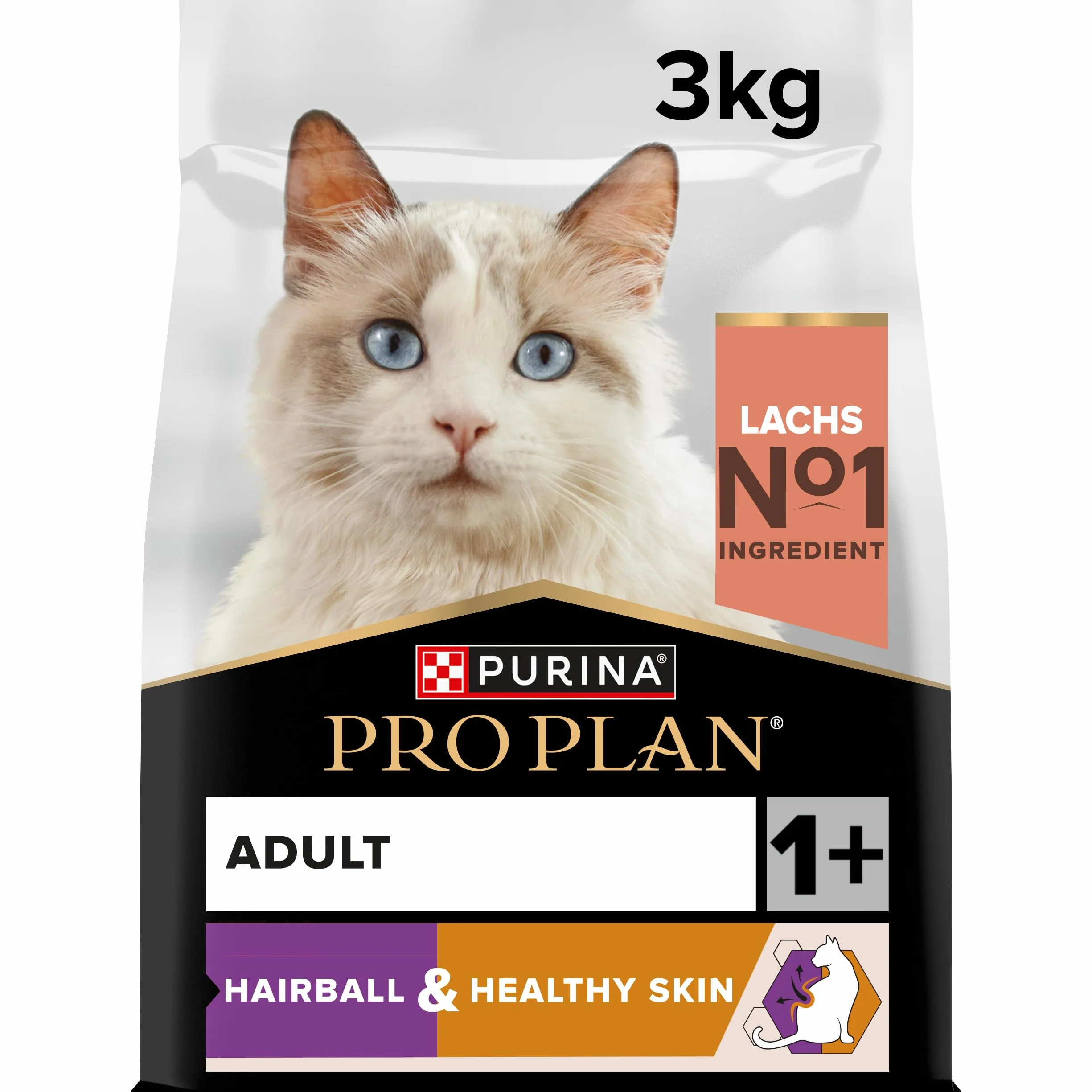 Purina Pro Plan Elegant karma dla kota z Optiderma Łosoś 4 x 3 kg
