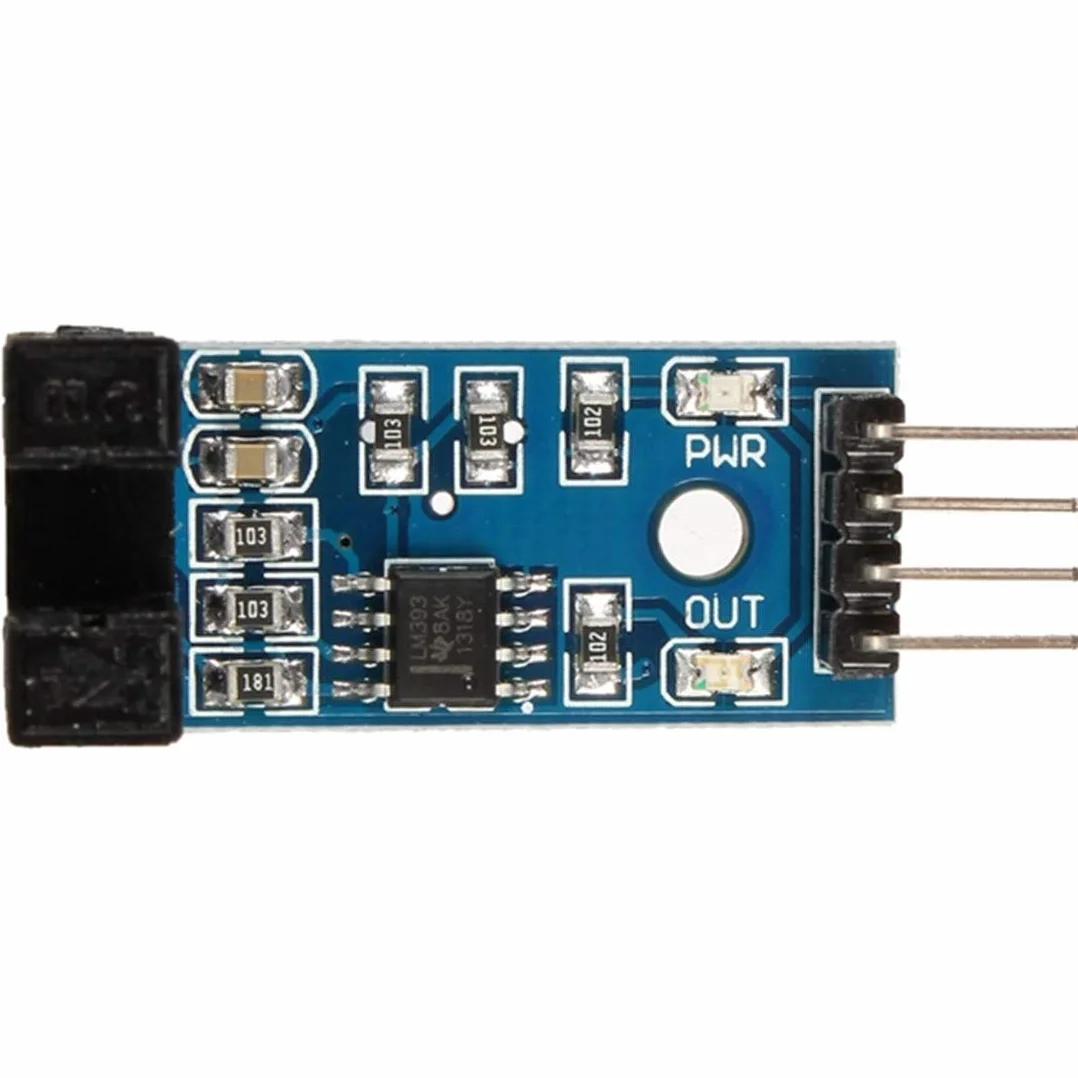 Moduł czujnika prędkości LM393 transoptor podczerwieni 5-pak do Arduino