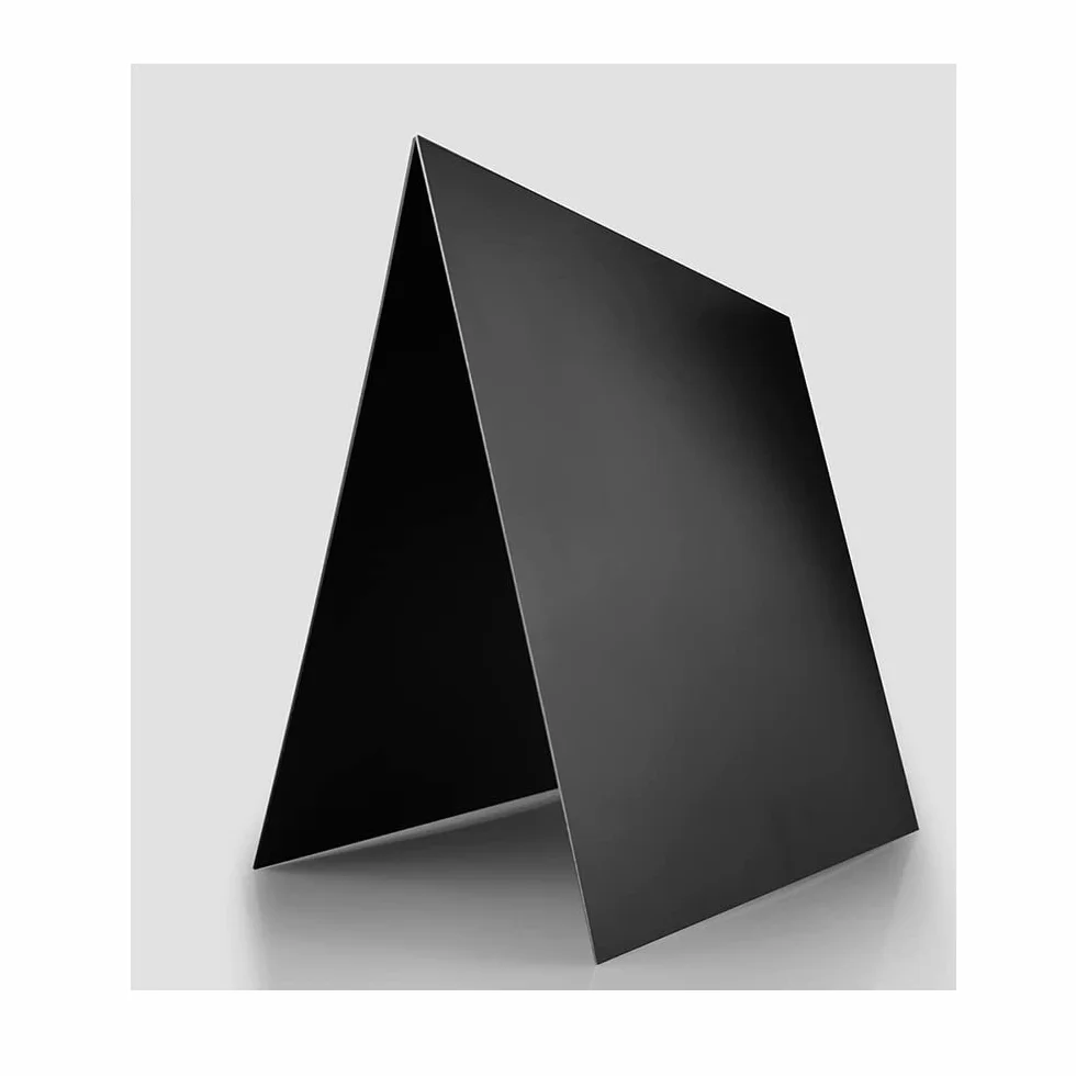 Black Anodized Aluminum Flat Plate 5052 100x100x1mm 2Pcs