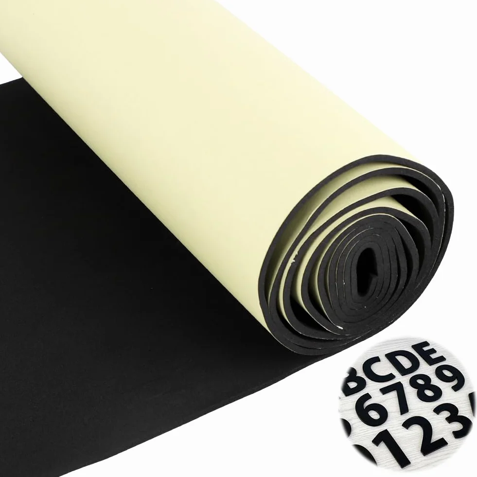 Pianka samoprzylepna neoprenowa 30x200x6 mm do uszczelek tapicerki