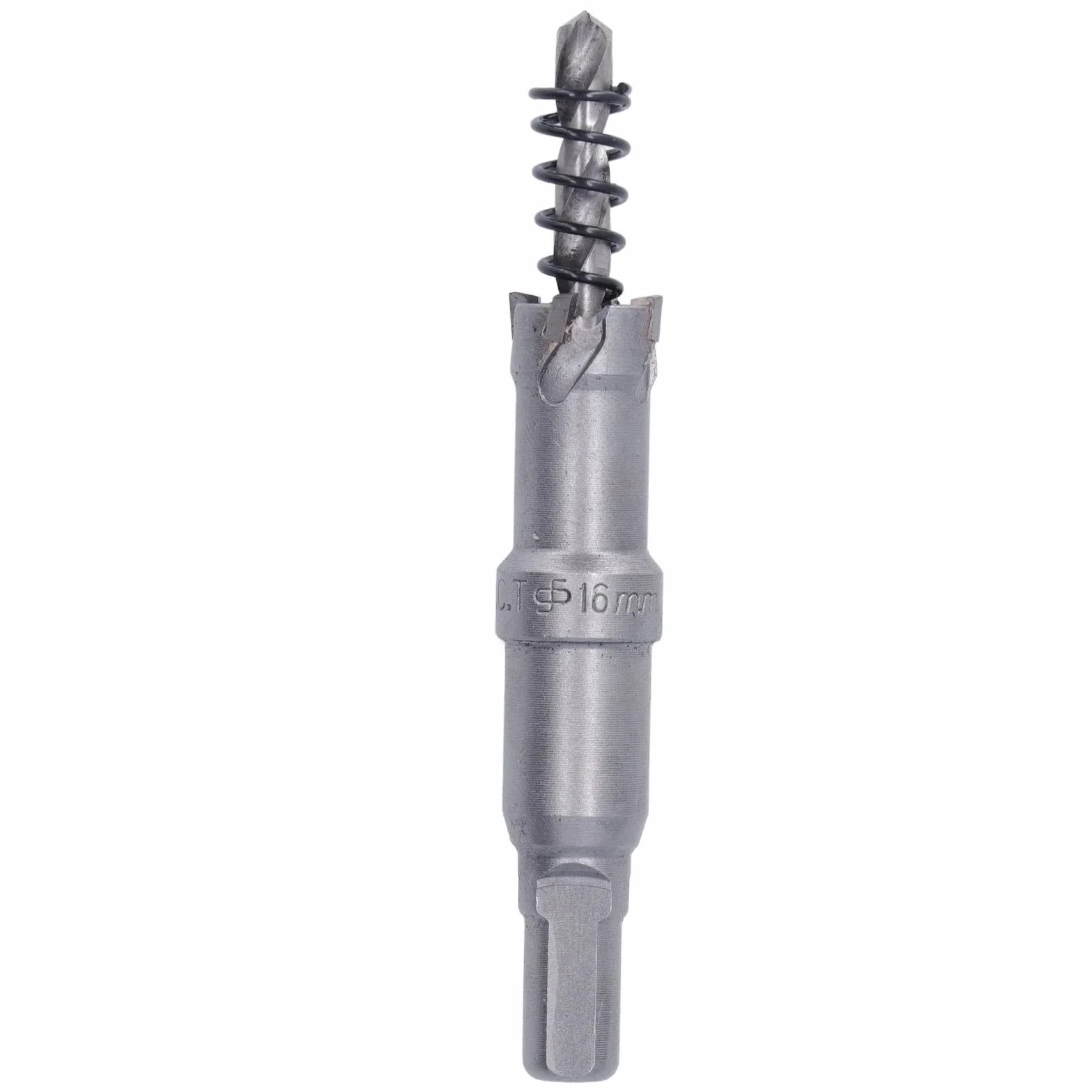 Otwornica 16-20mm Otwornica z węglików spiekanych Bit TCT Gruby zestaw do wycinania otworów w metalu z wiertłem rdzeniowym z kluczem sześciokątnym (16mm)