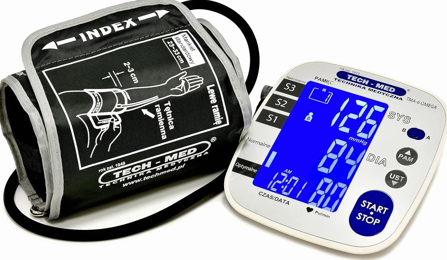 TECH-MED Ciśnieniomierz cyfrowy TMA-6 OMEGA