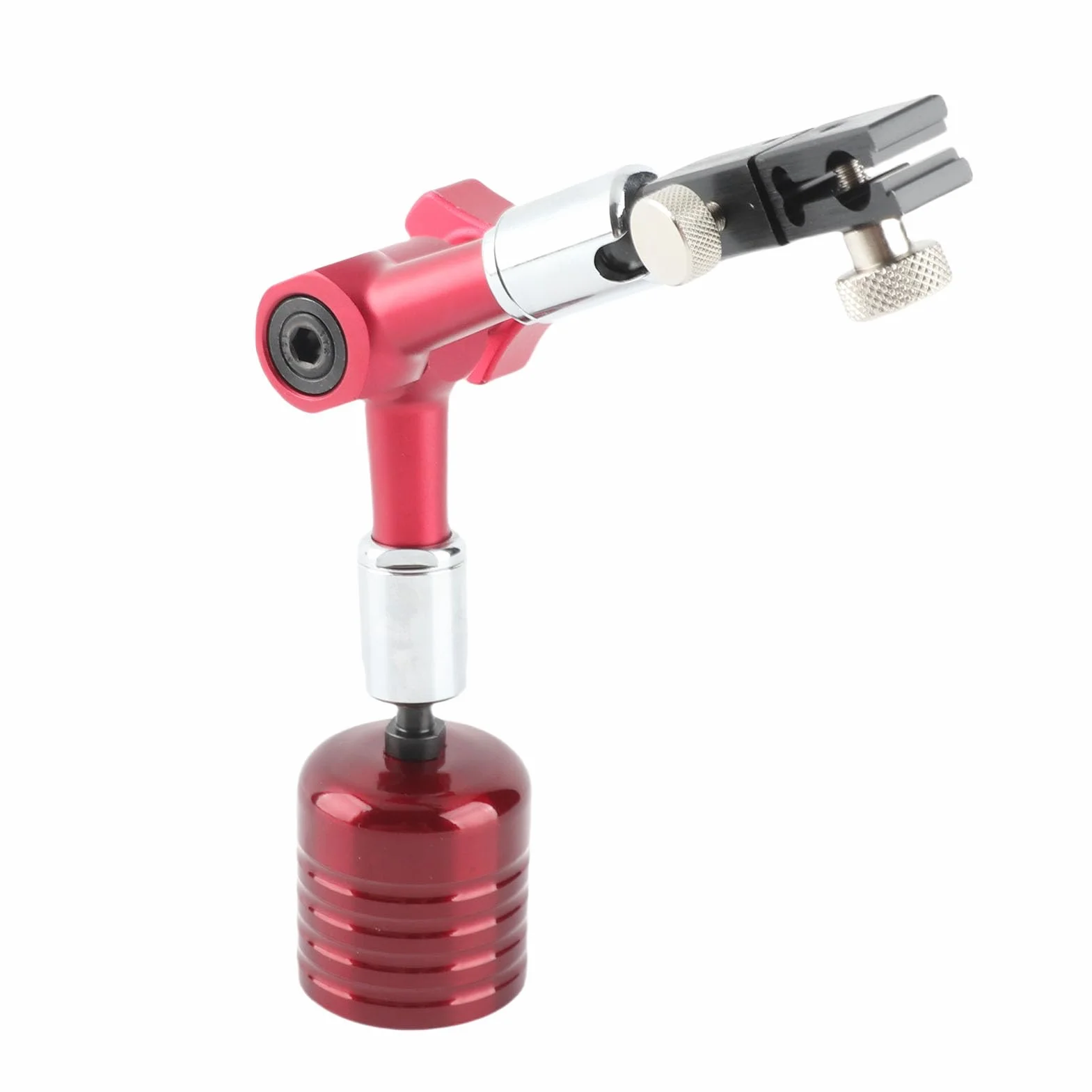 Akozon Uniwersalny Regulowany Uchwyt Czujnika Zegarowego Mini z Mocną Podstawą Magnetyczną 50 kg