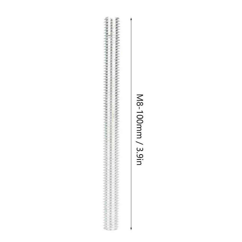 Pręt gwintowany aluminium M8 x 1 metr zestaw 10 sztuk do obróbki drewna przesuwna szczelina 30/45