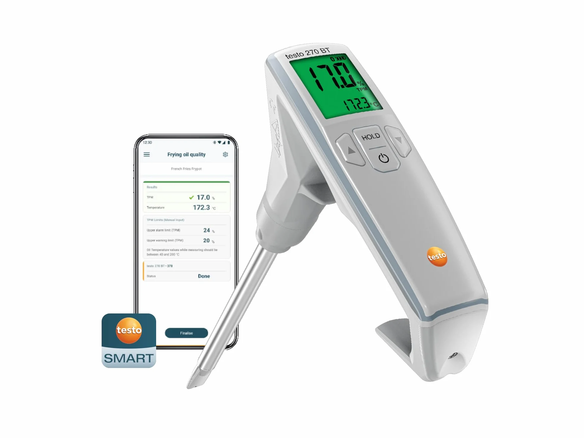 testo Tester oleju kuchennego Bluetooth 270