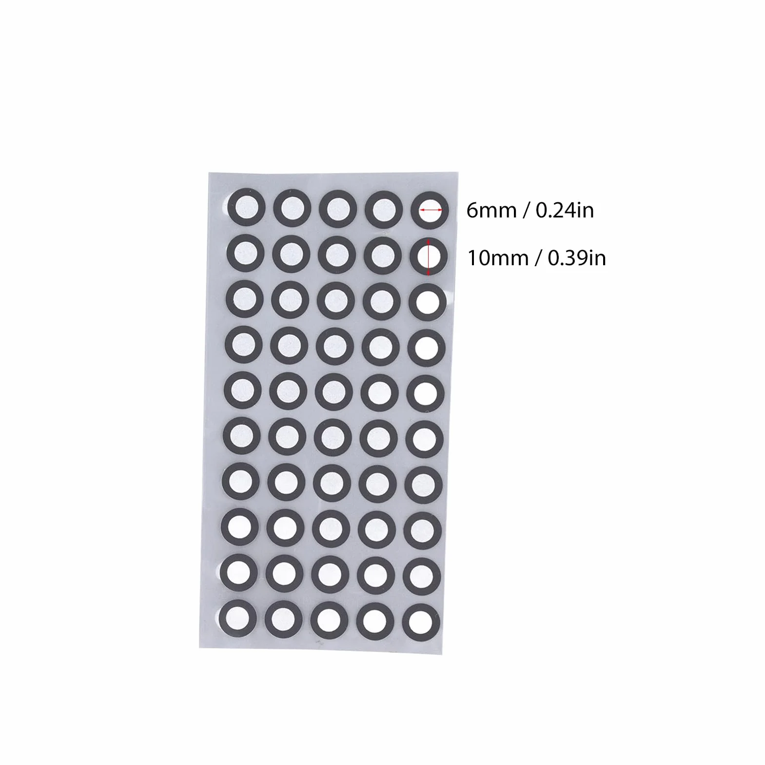 150 szt. 6,0 mm markery do skanowania 3D, punkty odniesienia 3D do skanowania 3D, cele pozycjonowania z czarnymi, odblaskowymi szklanymi mikrokulkami