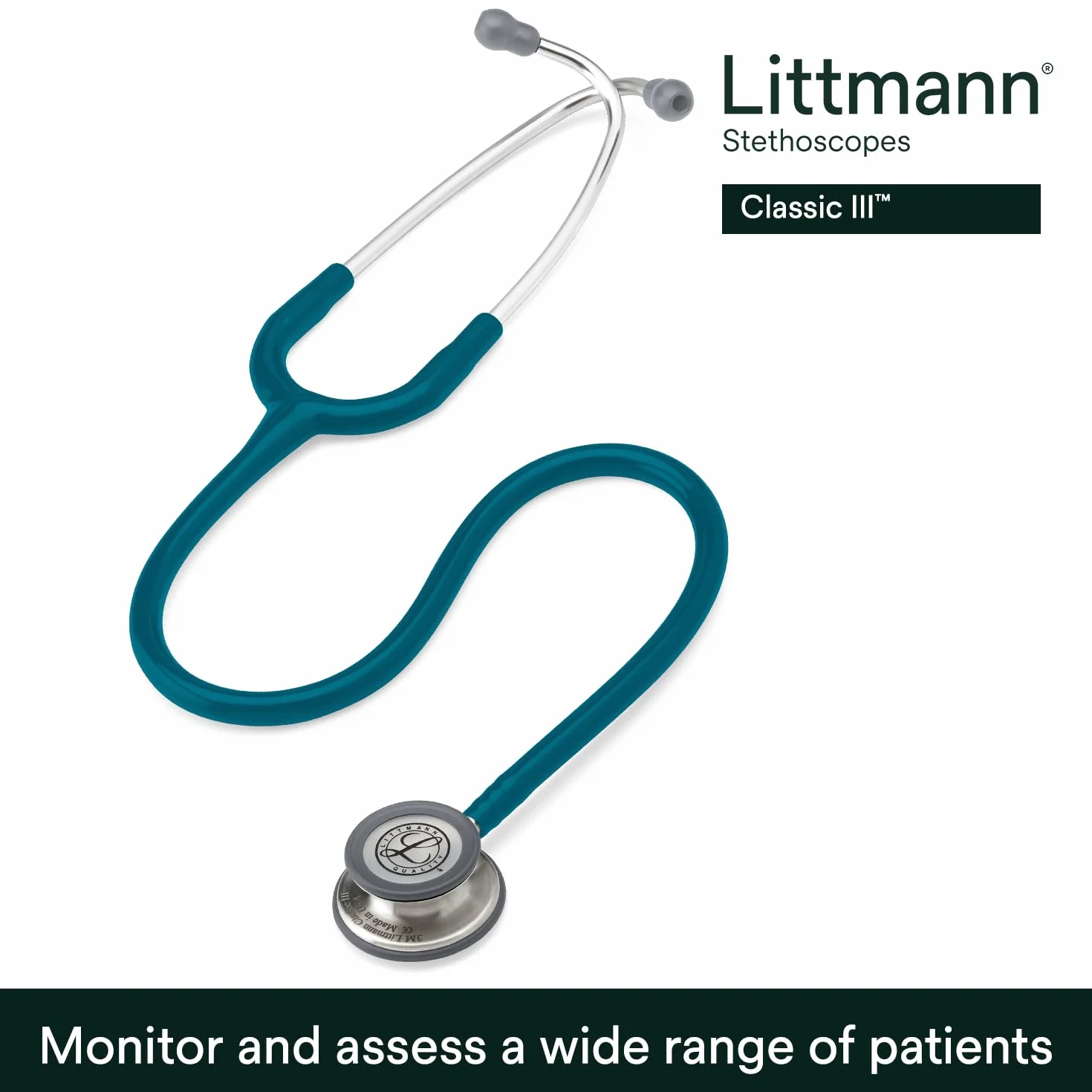 3M Littmann Classic III Stetoskop, 5623, błękit karaibski