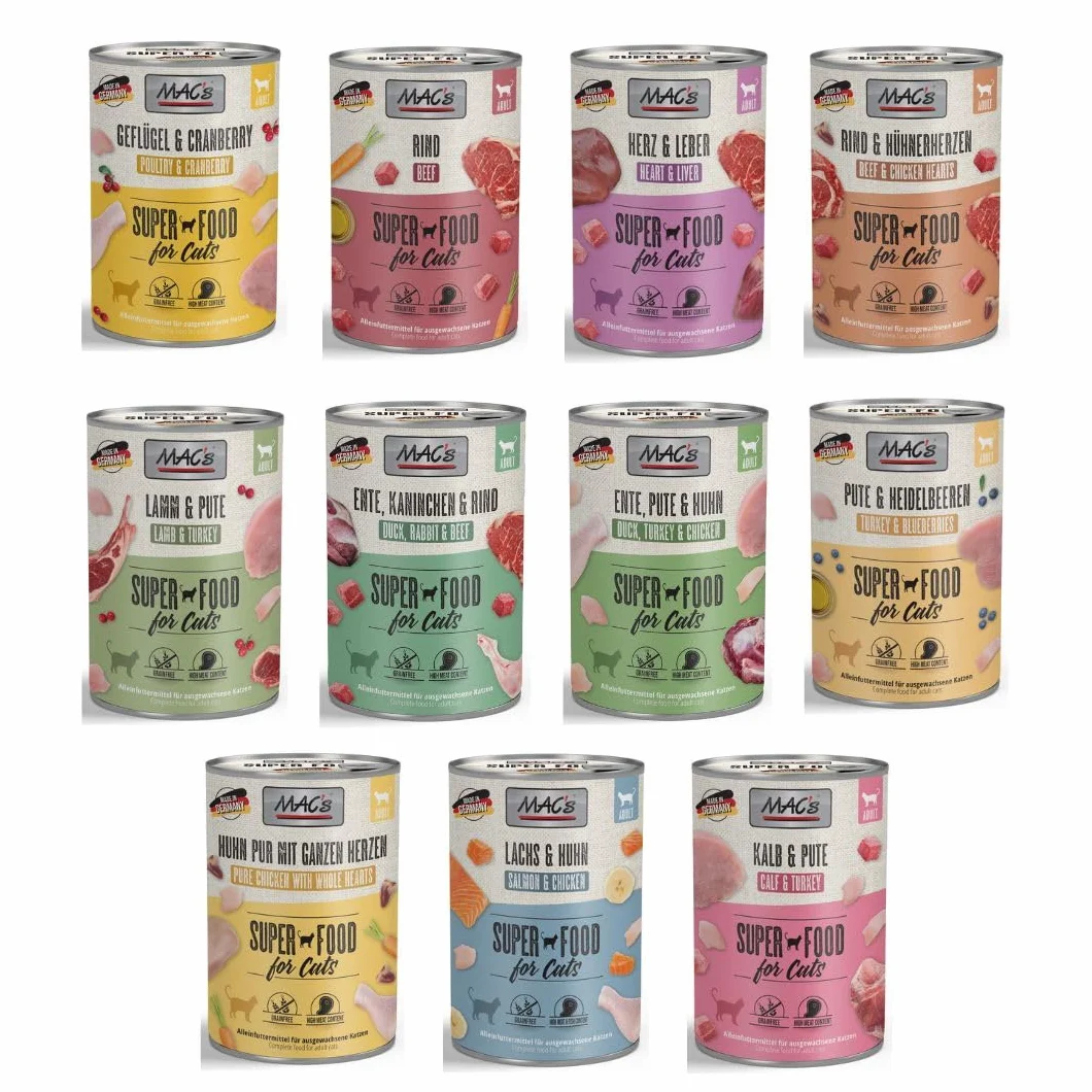 Mac Cat Mix | Mokre jedzenie premium | 11x400Gr |