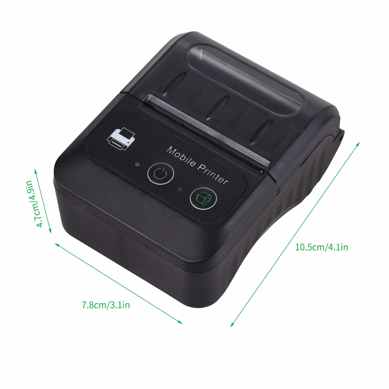 Mini POS Printer 58mm BT USB ESC/POS Kompatybilny z iOS Restauracja