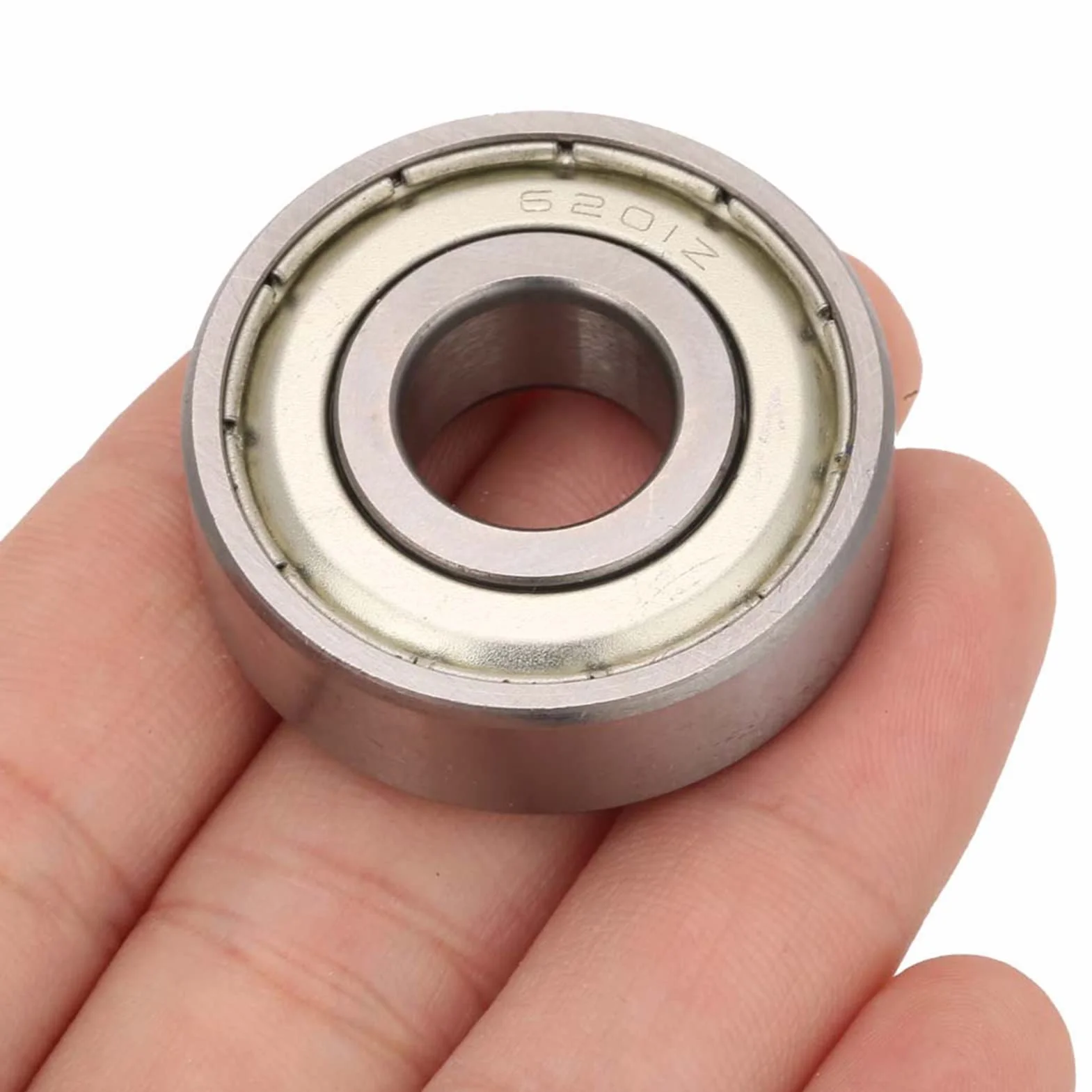 10 szt. Łożyska Kulkowe Zwykłe Łożysko ze Stali łożyskowej Łożyska do Rolek do Deskorolki 6201z Łożyska Kulkowe Zwykłe 12 Mm Miniaturowe łożysko Kulkowe