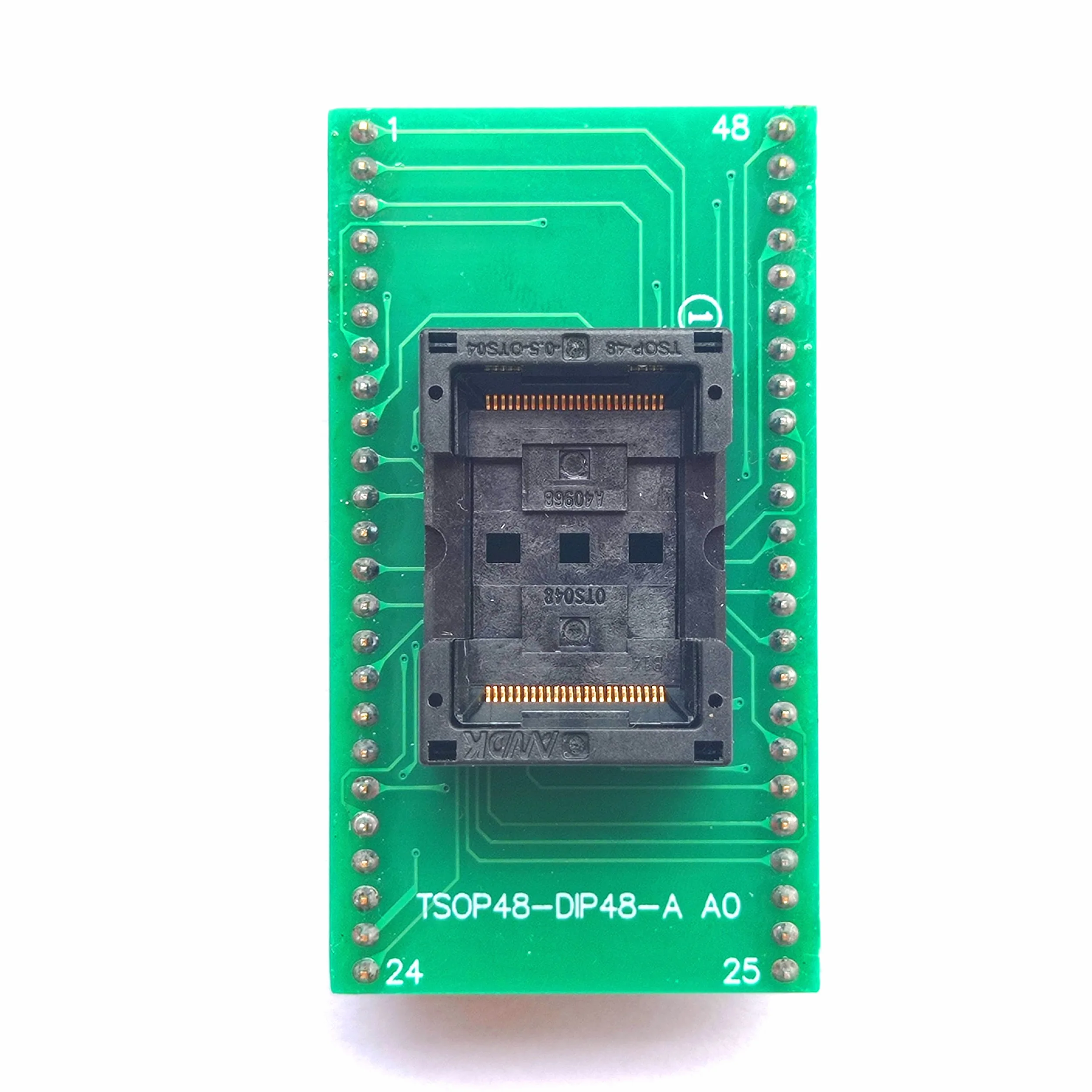 TSOP48 do DIP48 Socket uniwersalny adapter do programatora IC Chip Nand Nor Flash Eeprom Mcu USB