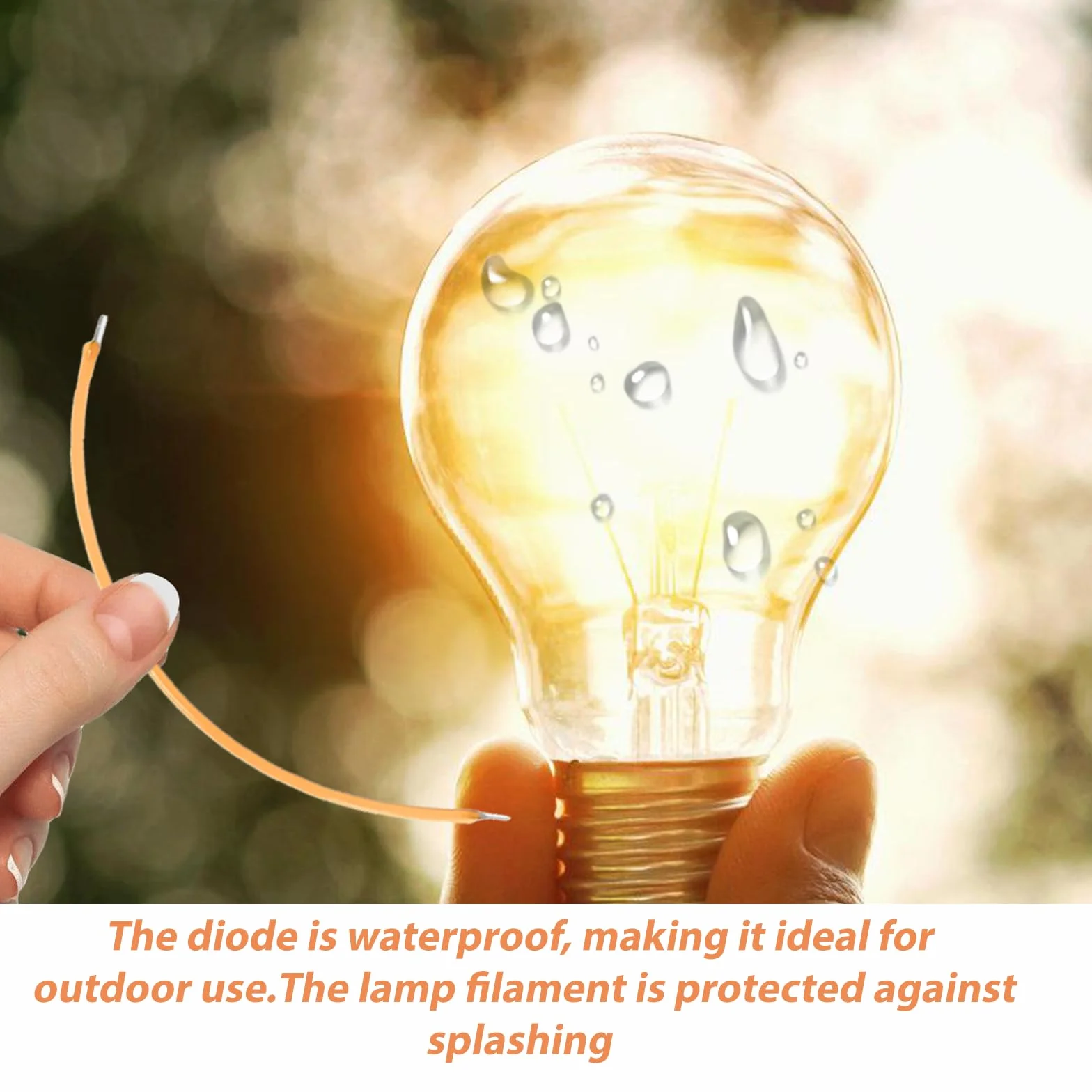 Filamenty LED 300 mm 10 sztuk 2200 K 3 V elastyczne do lamp
