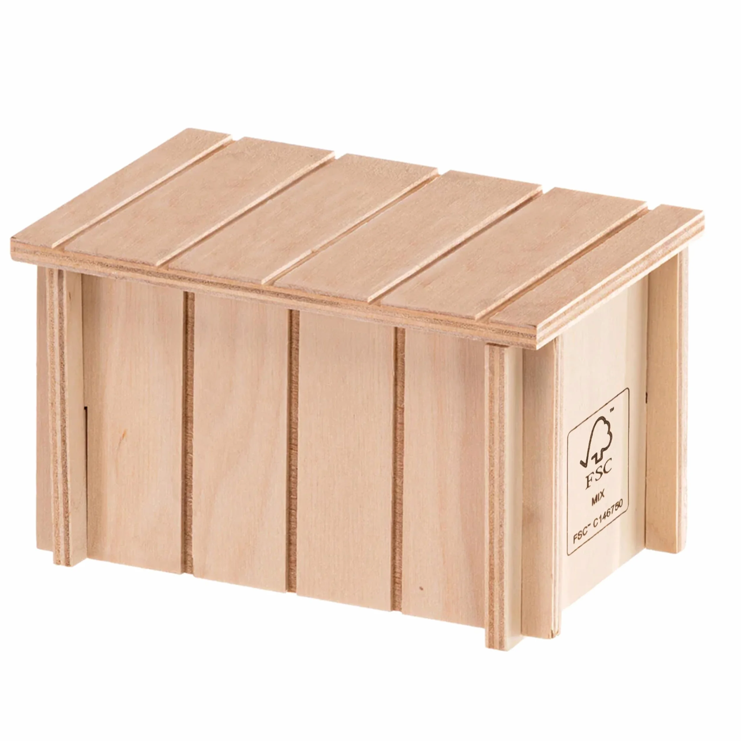 Ferplast BEZ KASETY Drewniane dla Gryzoni 14,5X9,5X8,5CM