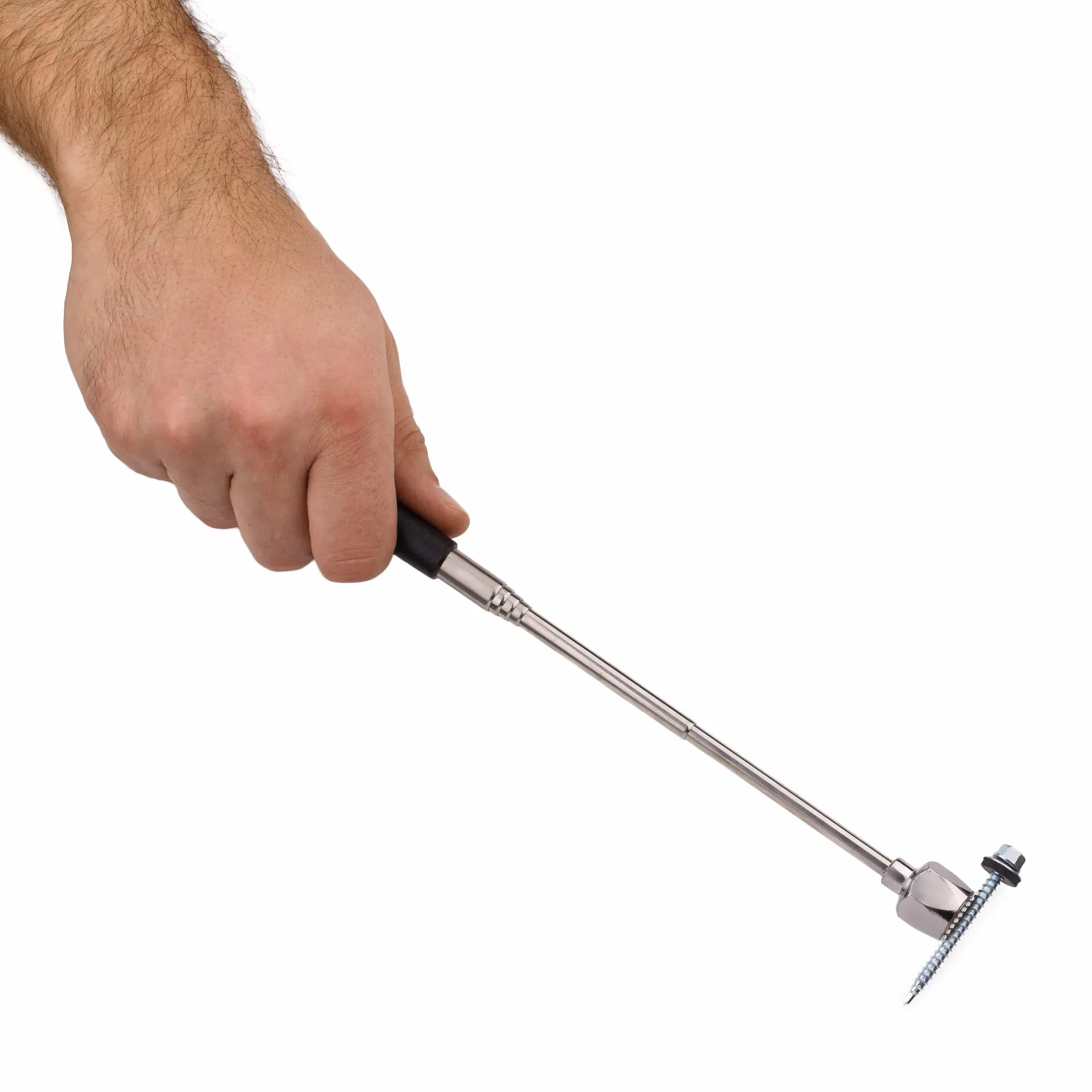 Mivos Teleskopowy podnośnik magnetyczny do 76 cm I chwytak magnetyczny o sile uciągu 7,2 kg I wyciągany podnośnik magnetyczny I chwytak magnetyczny I magnes teleskopowy I pręt magnetyczny