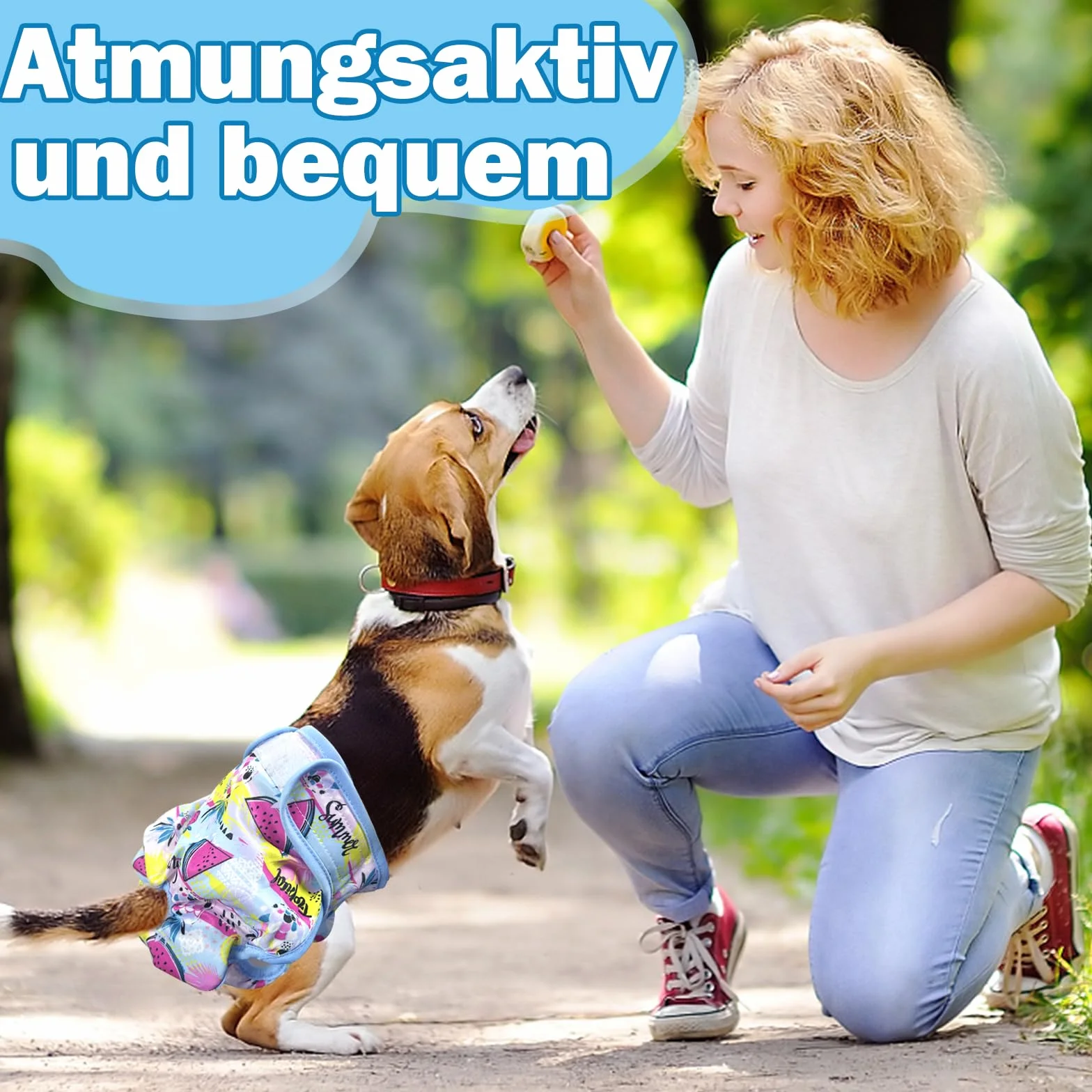 3 sztuki wielokrotnego użytku pieluszek dla psów, wysoce chłonne majteczki dla samic zwierząt domowych, higieniczne pieluszki dla psów nadające się do prania, pieluszki dla suk podczas rui i